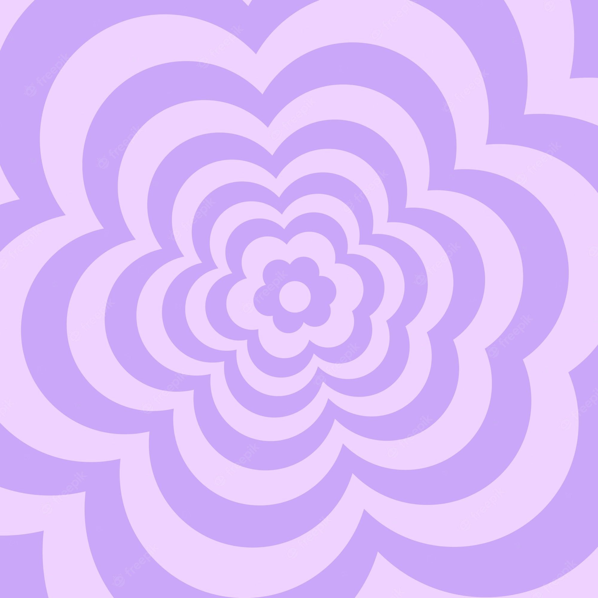 Premium Vector. Aesthetic retro daisy flower background in trendy y2k 90s style gradient lilac purple pastel