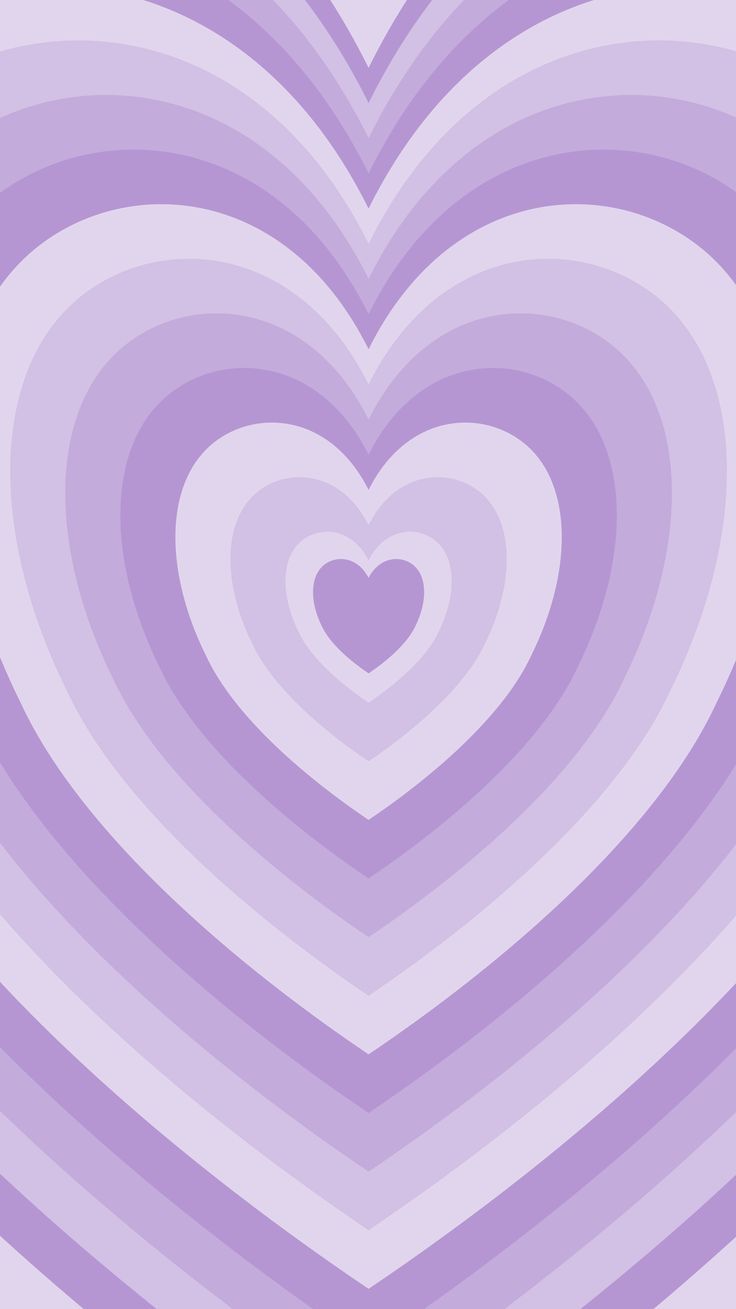 A purple heart shaped pattern on white background - Pastel purple