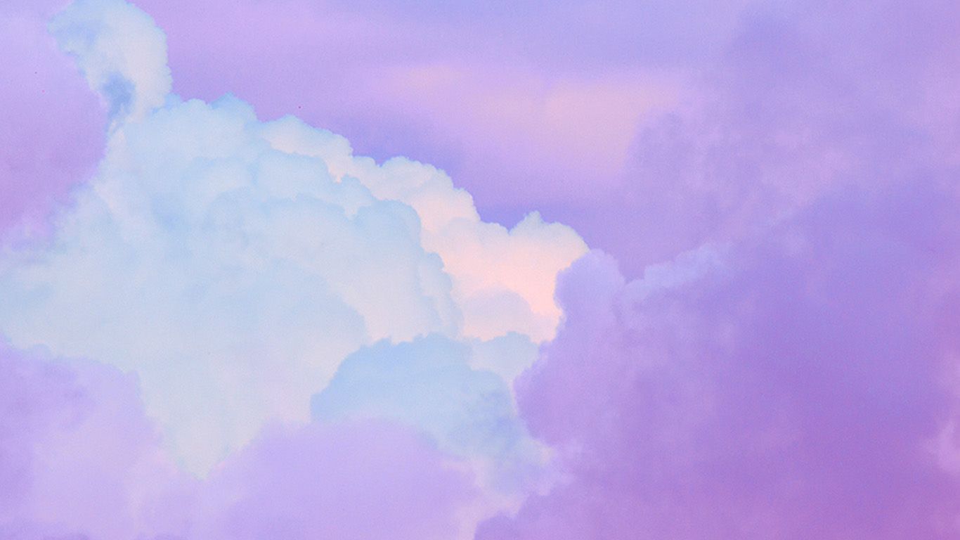 A pink and blue sky with clouds - Pastel purple, light purple