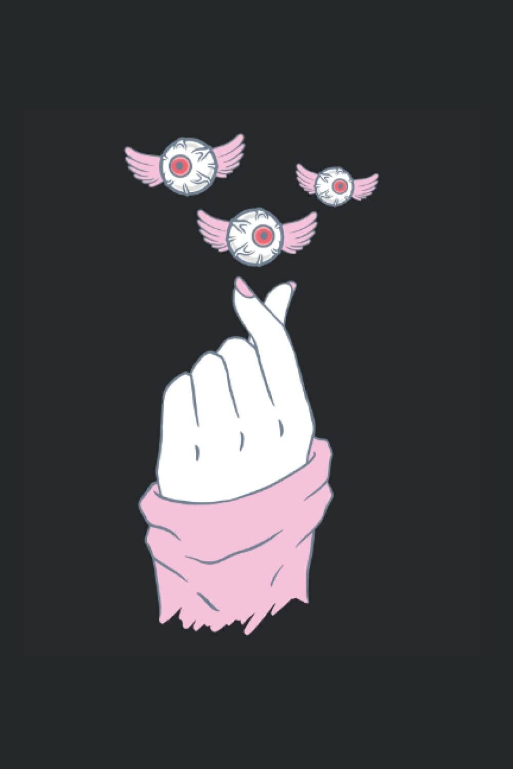 Download Weirdcore Saranghae Finger Heart Wallpaper