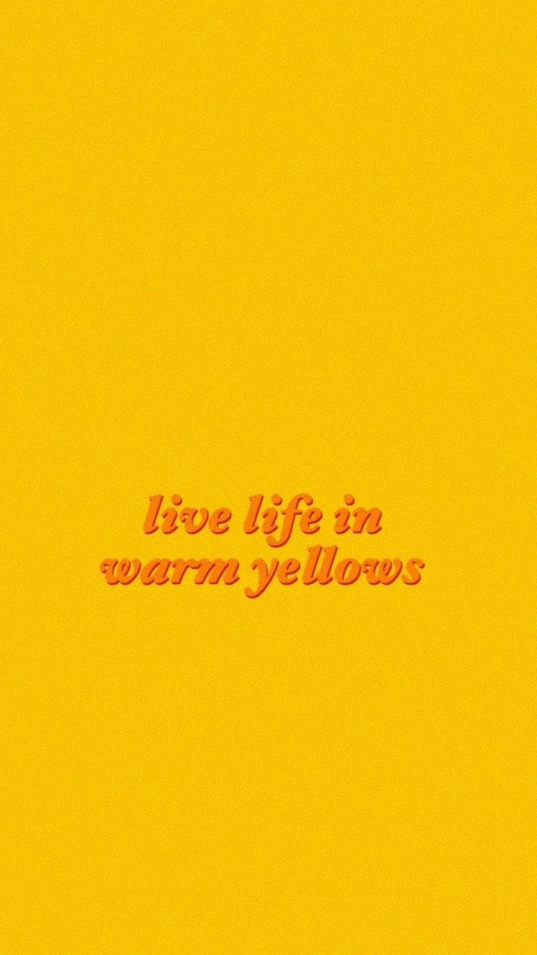 Quotes Yellow Aesthetic / iPhone HD Wallpaper Background Download (png / jpg)