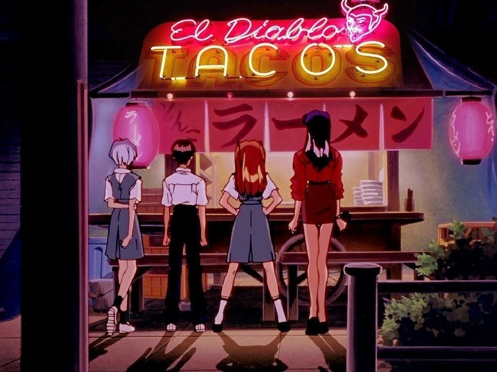 El diablo tacos - 90s anime