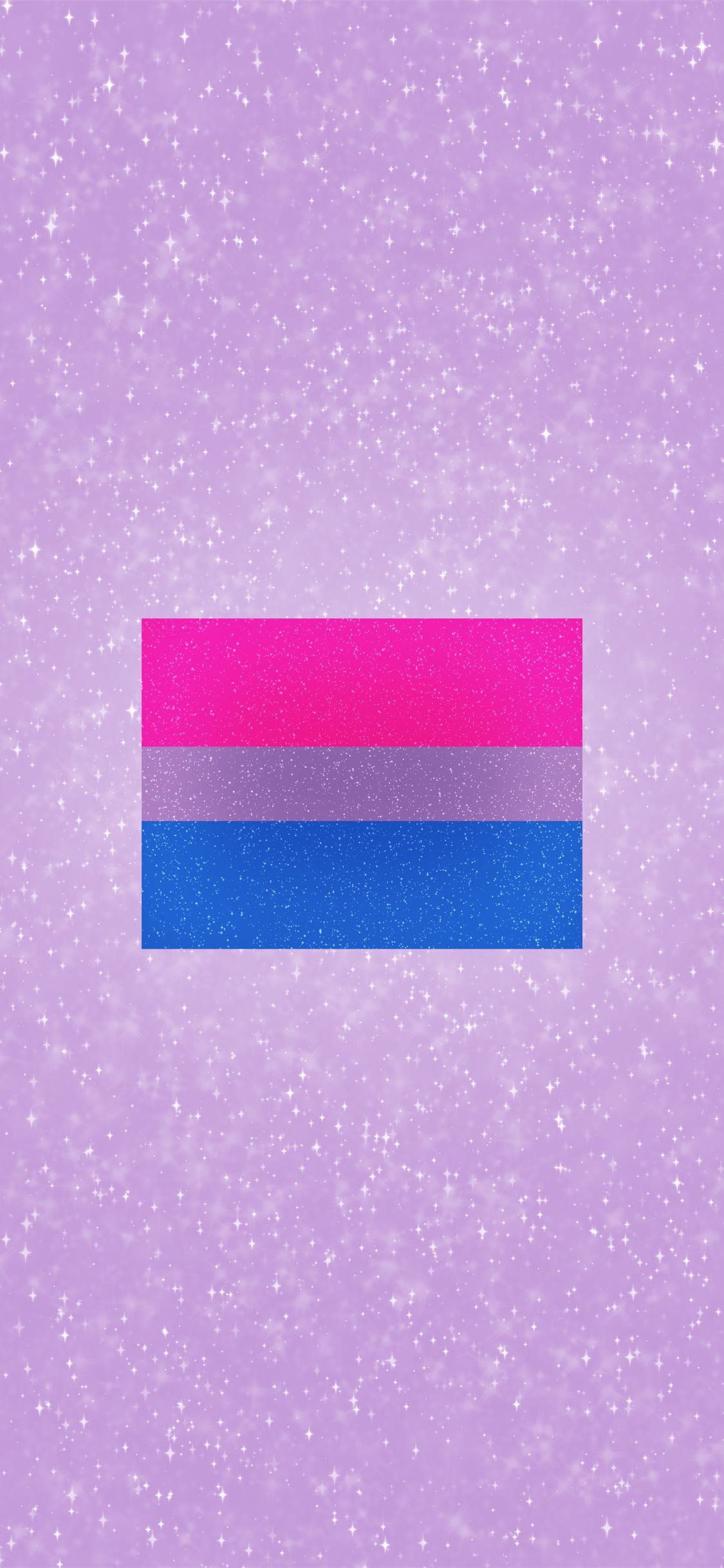 A pride flag for bisexuality on a sparkly background - Pride, bisexual