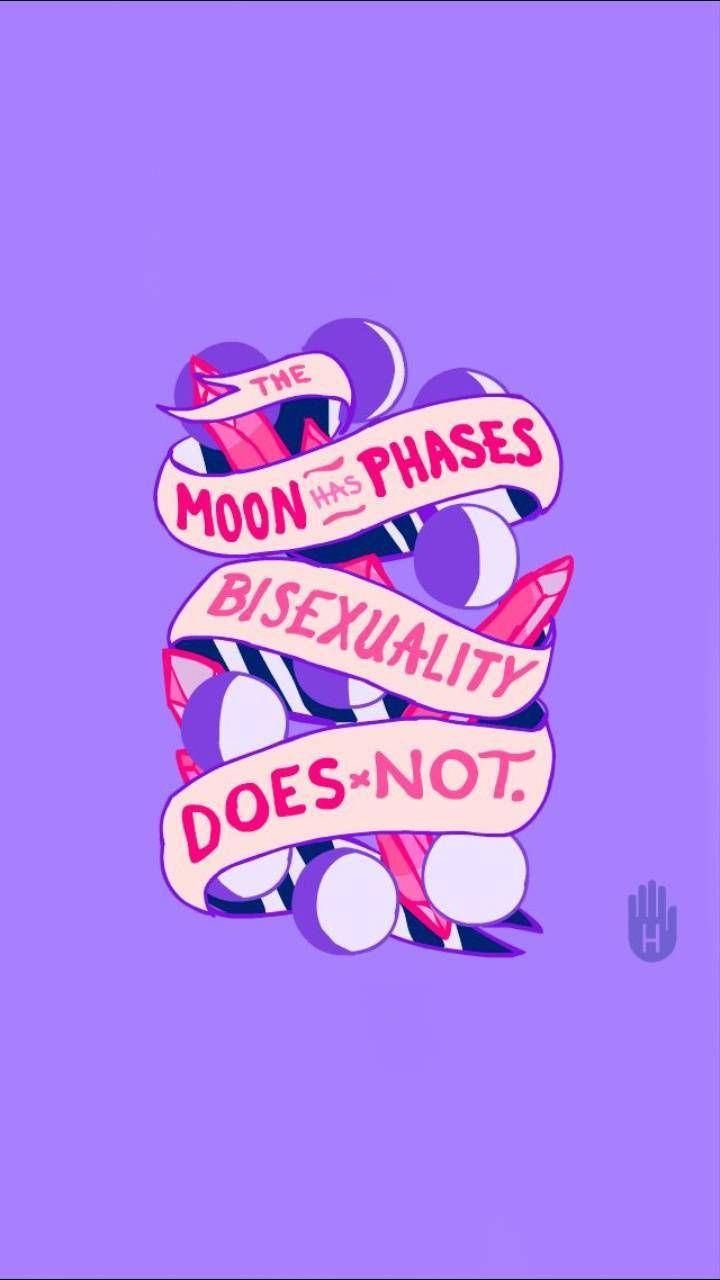 Download Bisexual Aesthetic Moon Phases Wallpaper