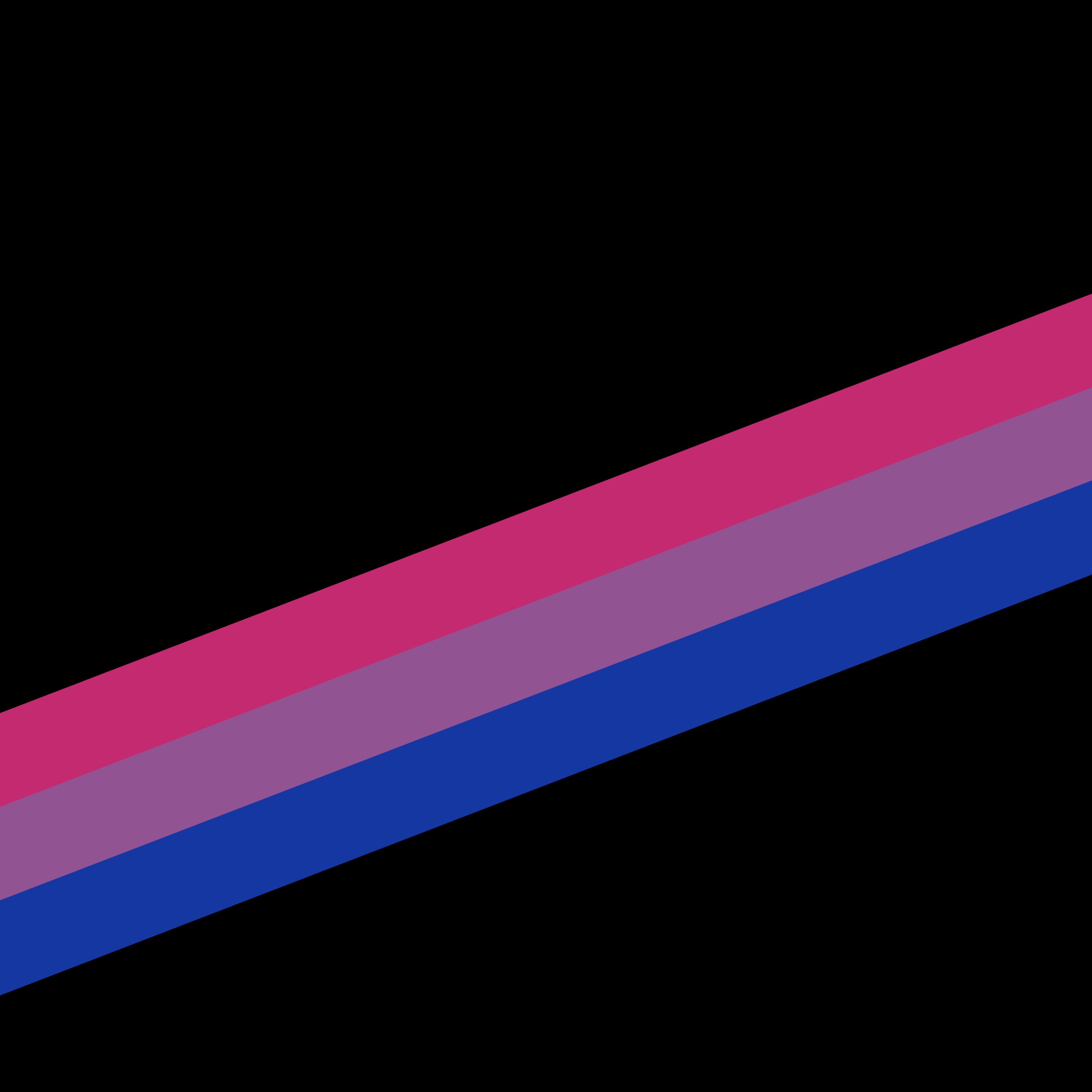 A black background with pink and purple stripes - Bisexual