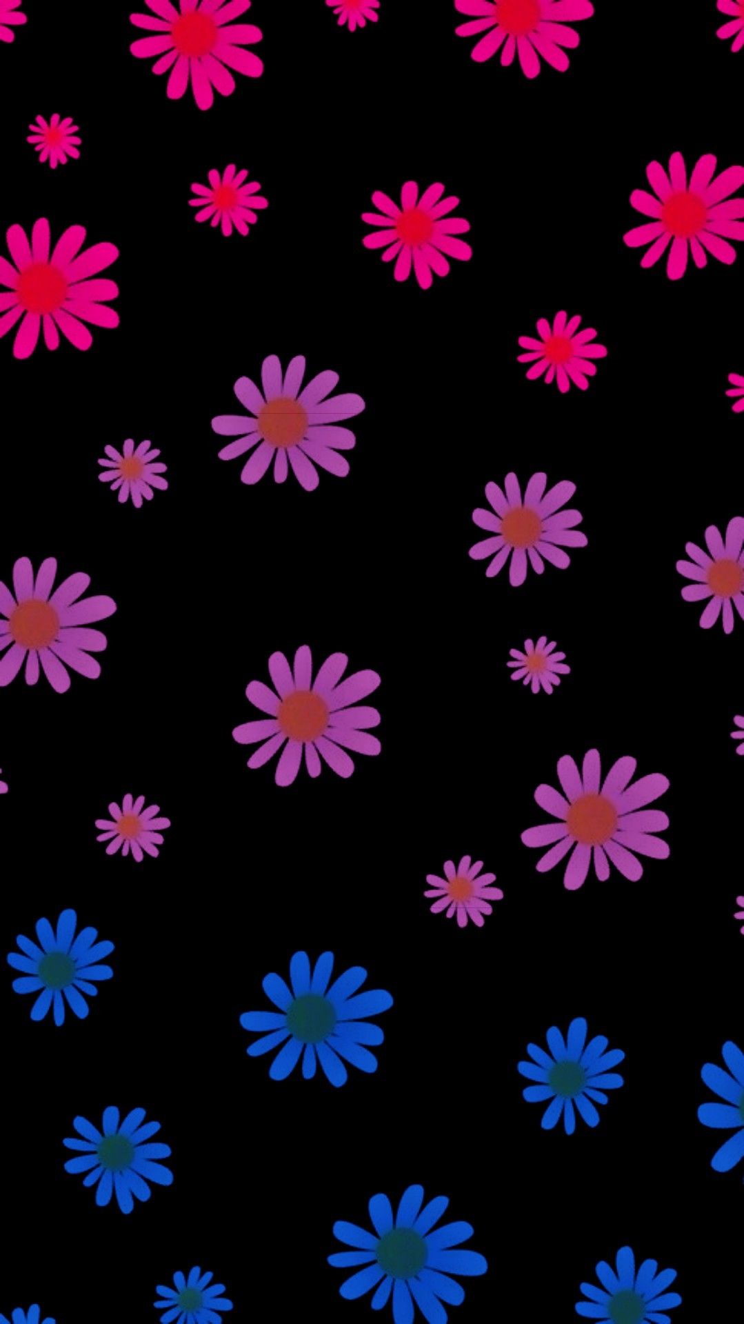 Aesthetic wallpaper for phone with flowers. - Bisexual