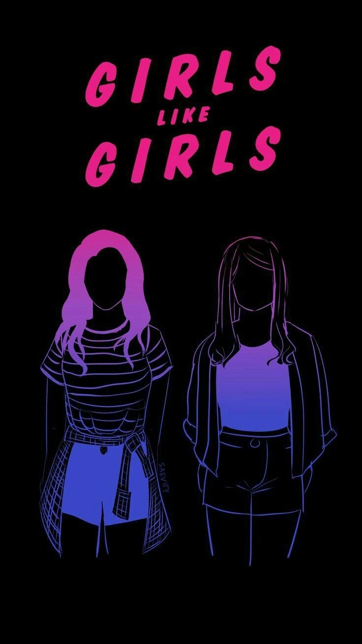 The girls like boys poster - Bisexual