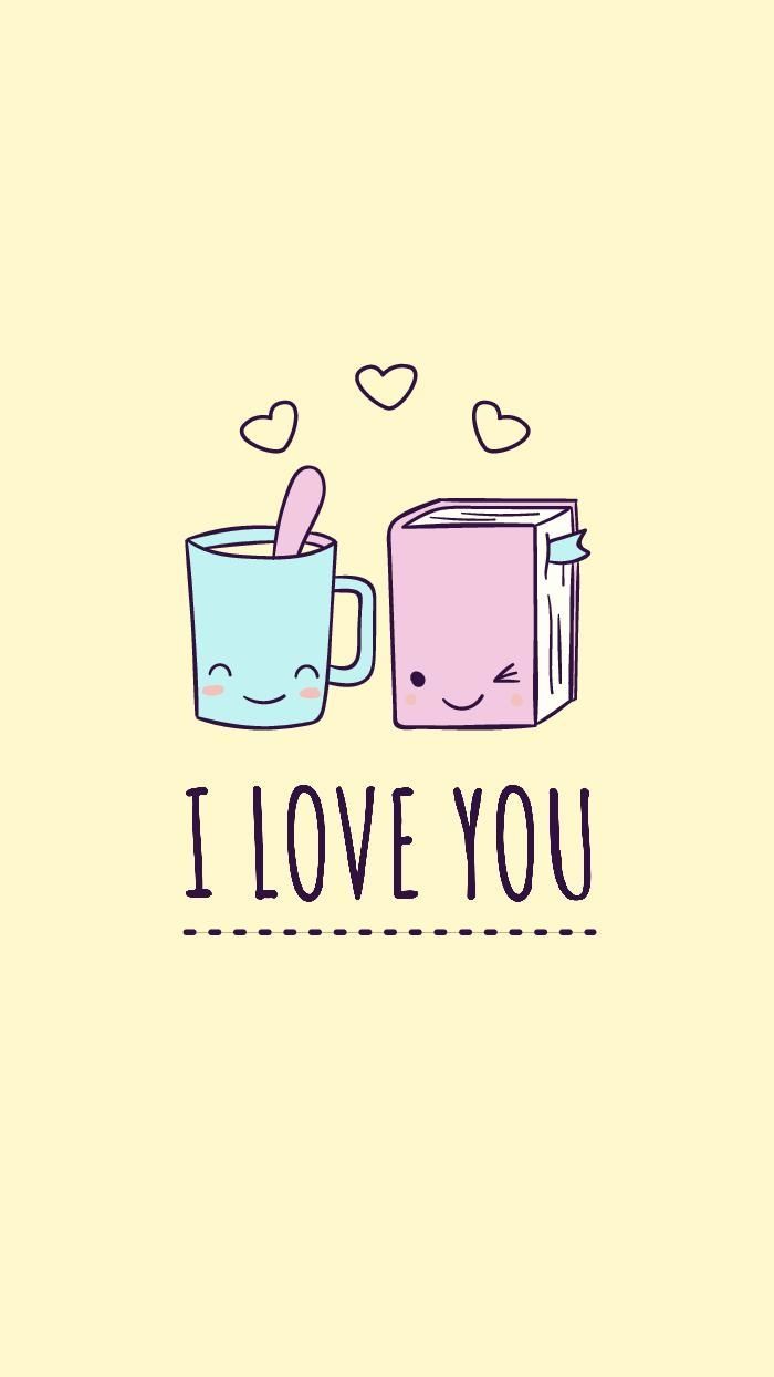 I love you toaster and coffee mug - Bisexual, kawaii, pretty