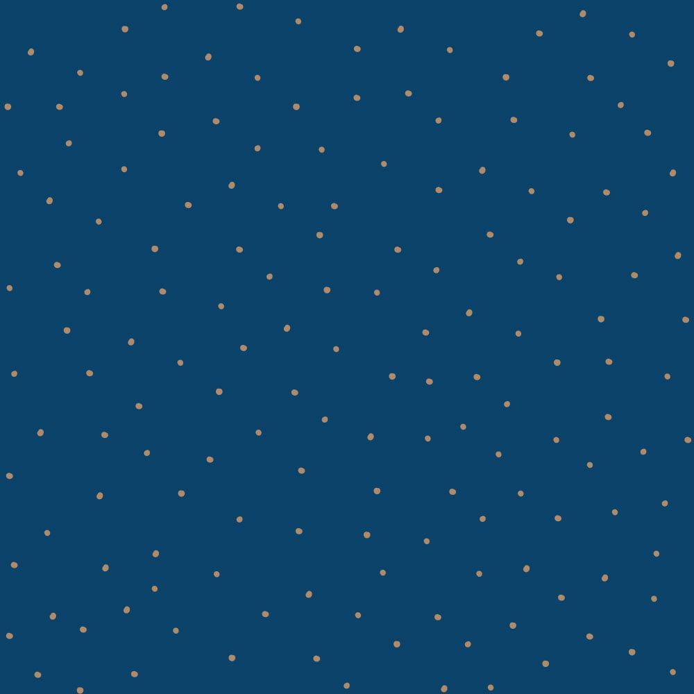 A blue background with gold dots - Navy blue