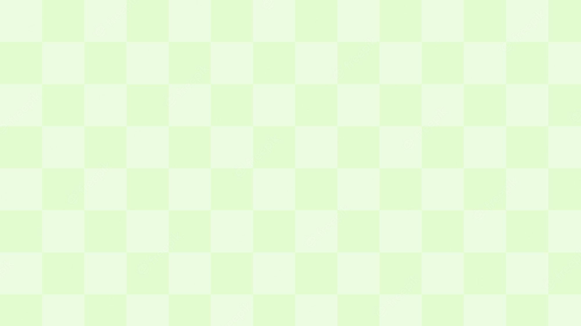 A green and white checkered background - Light green, pastel green