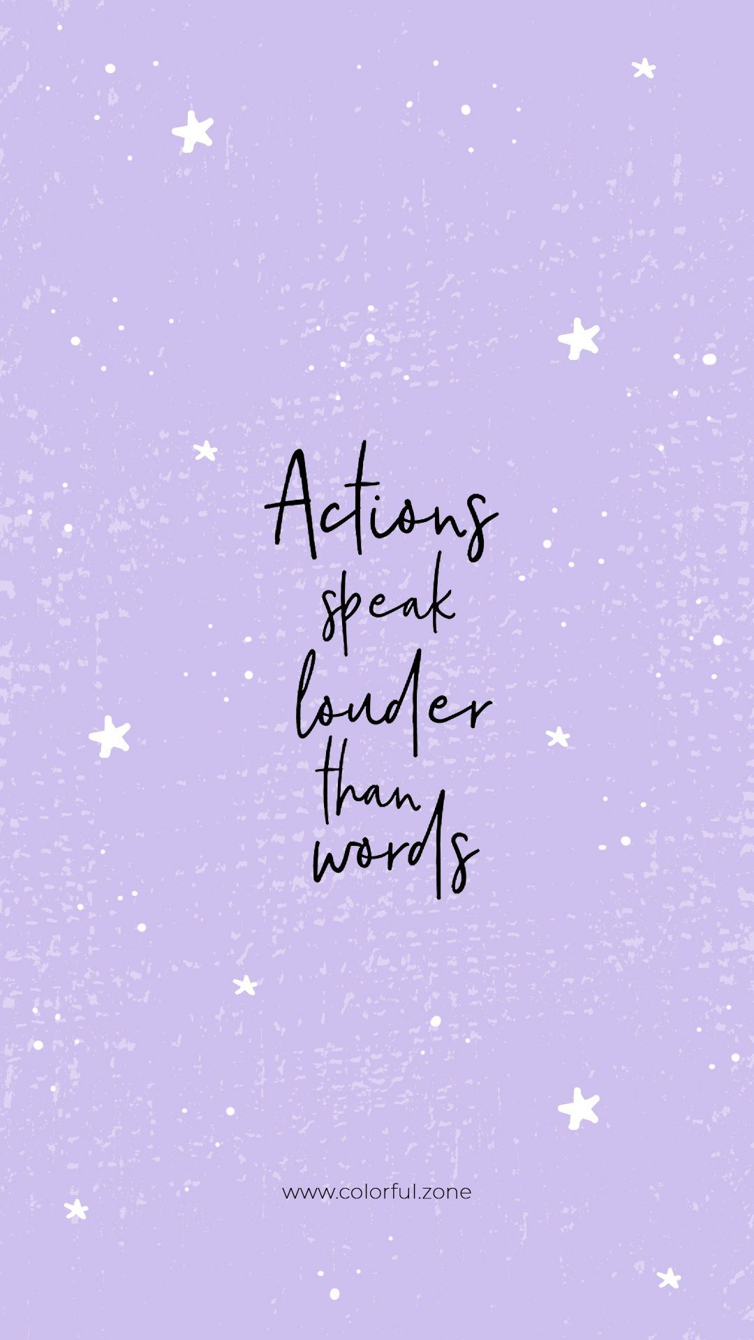 A quote that says atlas speaks louder than words - Purple quotes