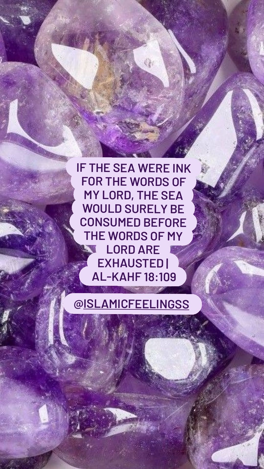 islamic feelings ♡ got other theme wallpaper on my ig. Currently doing a purple theme. What should be next ?? #muslim #islam # aesthetic #wallpaper #trend #purple #colorful