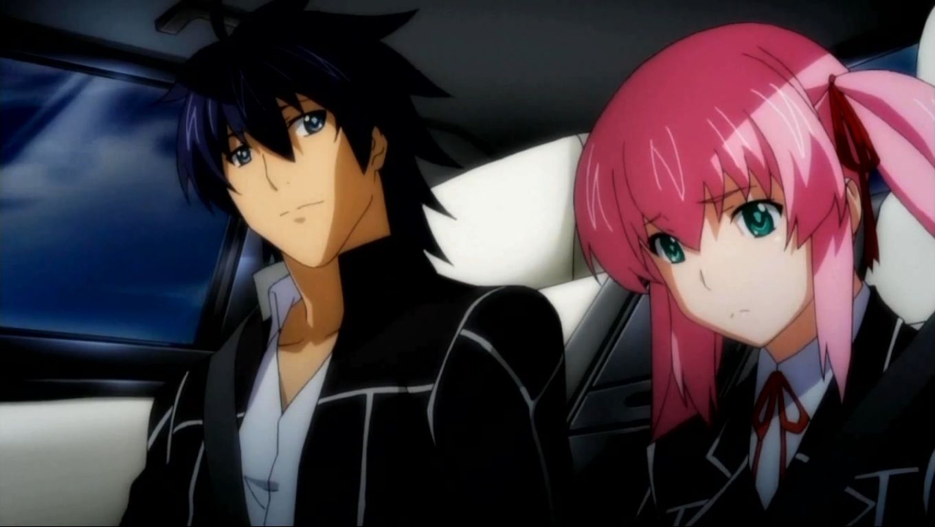 Issei and Rias in a car - Aesthetica of a Rogue Hero