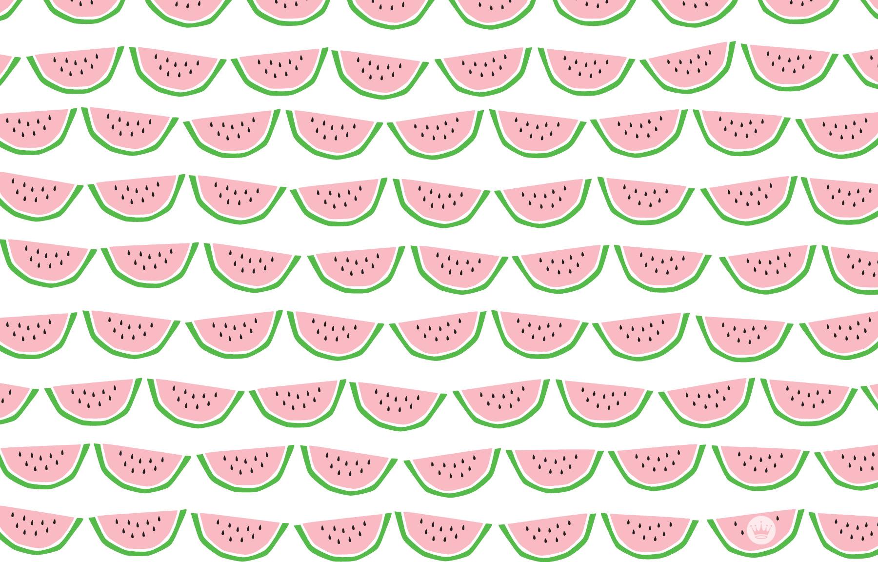 Watermelon seamless pattern by katiebear on spoonflower - MacBook