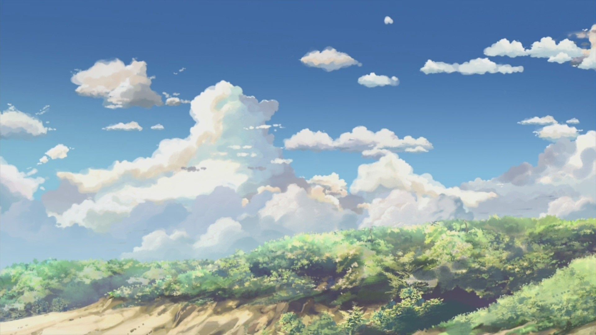 1920x1080 anime landscape wallpaper for your phone - Anime landscape