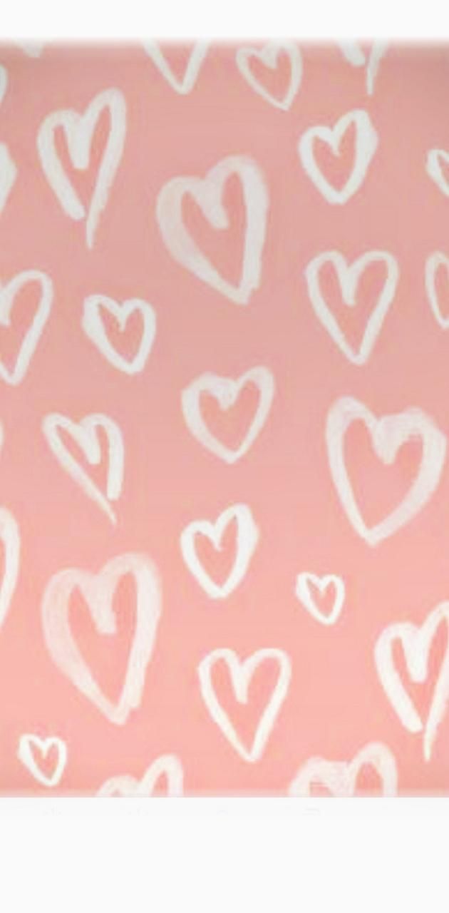 IPhone wallpaper with hearts - Pink heart