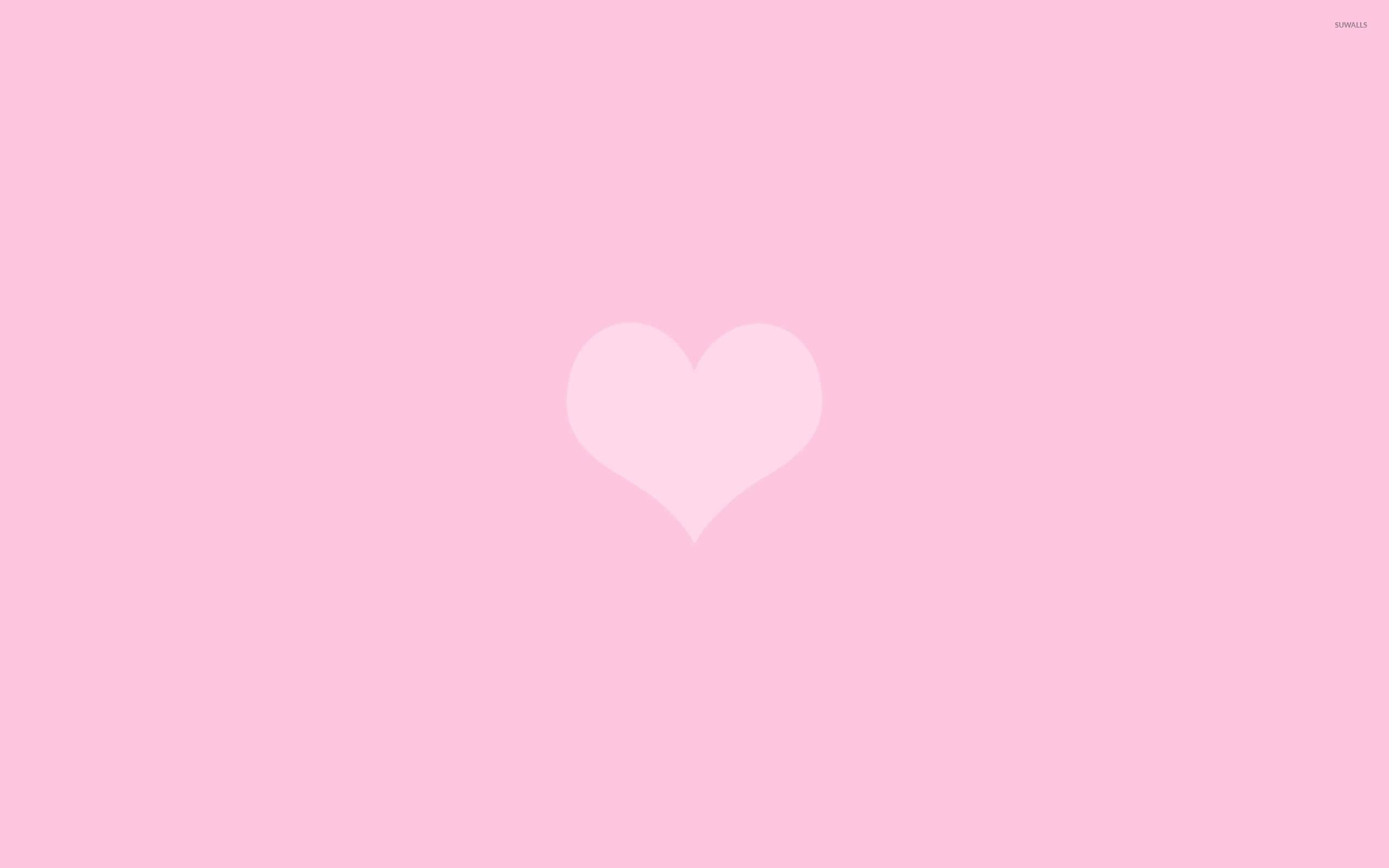 Pink Hearts Wallpaper and Background 4K, HD, Dual Screen