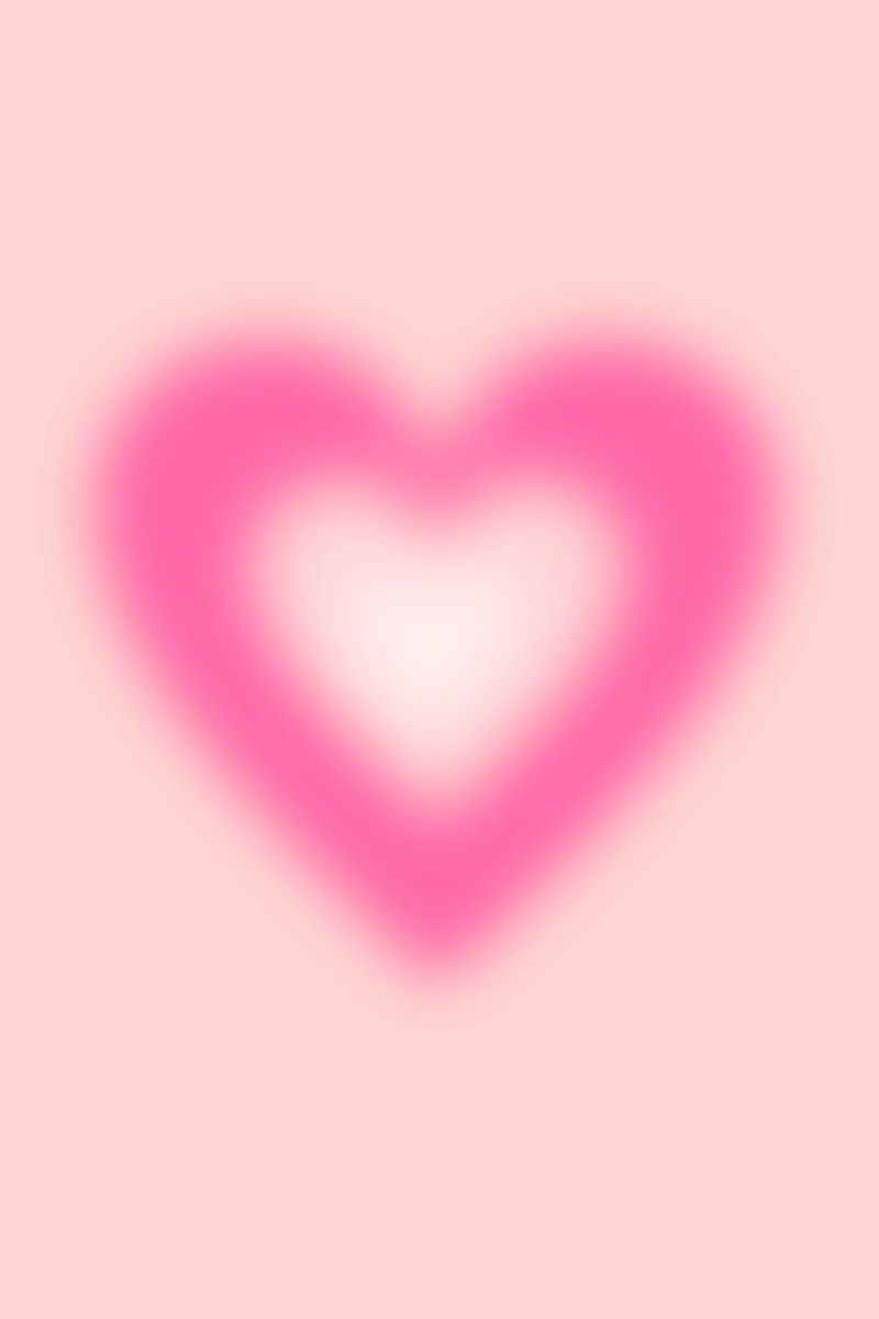 A pink heart on a pink background - Pink heart