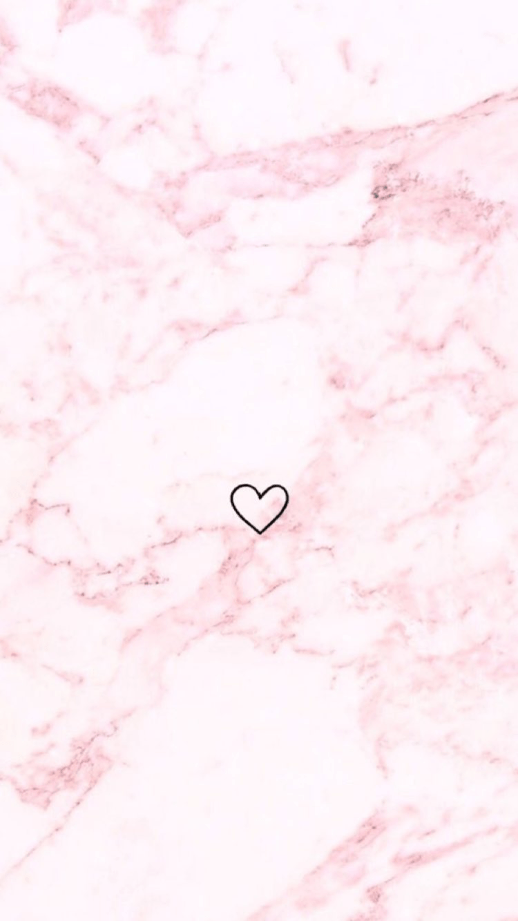A heart shaped marble background with pink and white - Pink heart