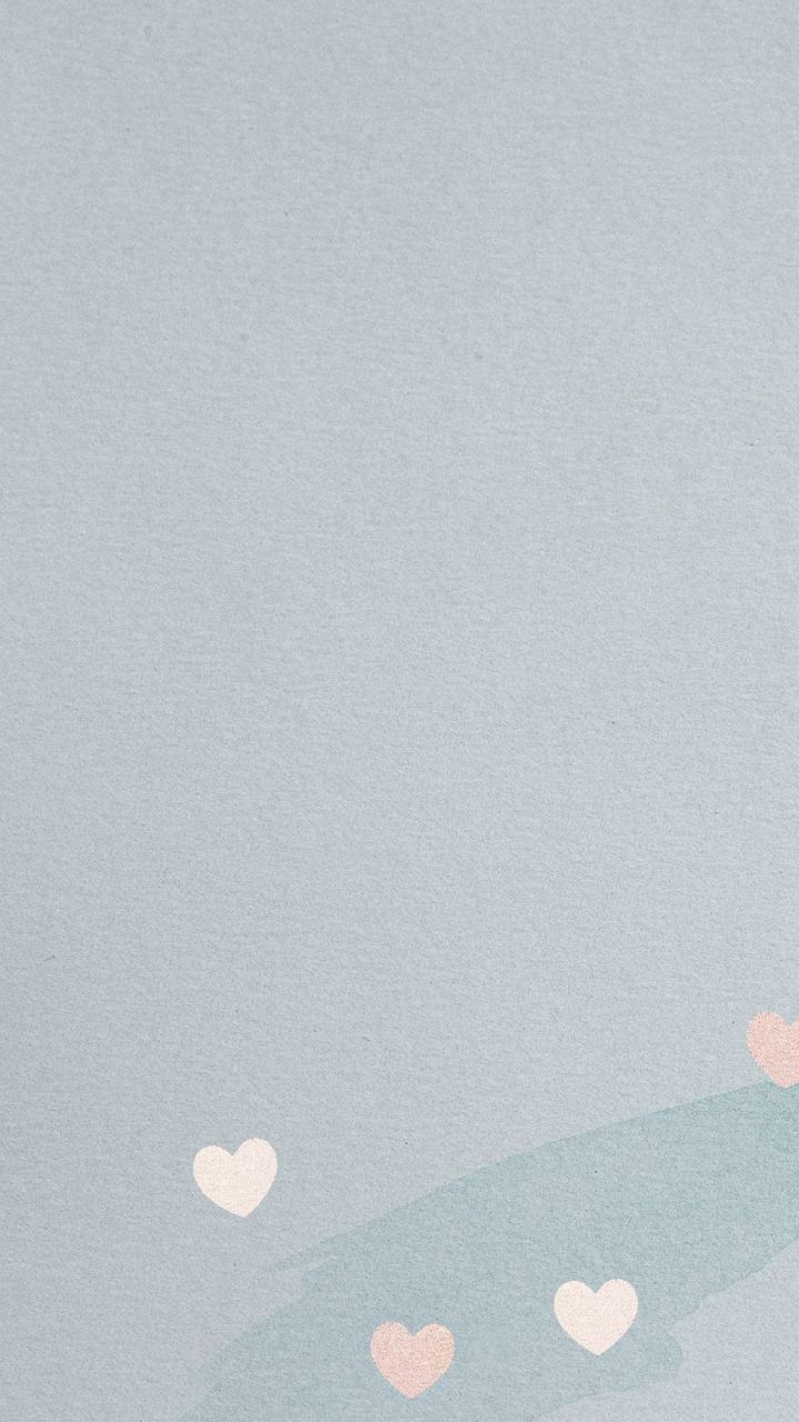 Free: Blue mobile wallpaper, pink heart