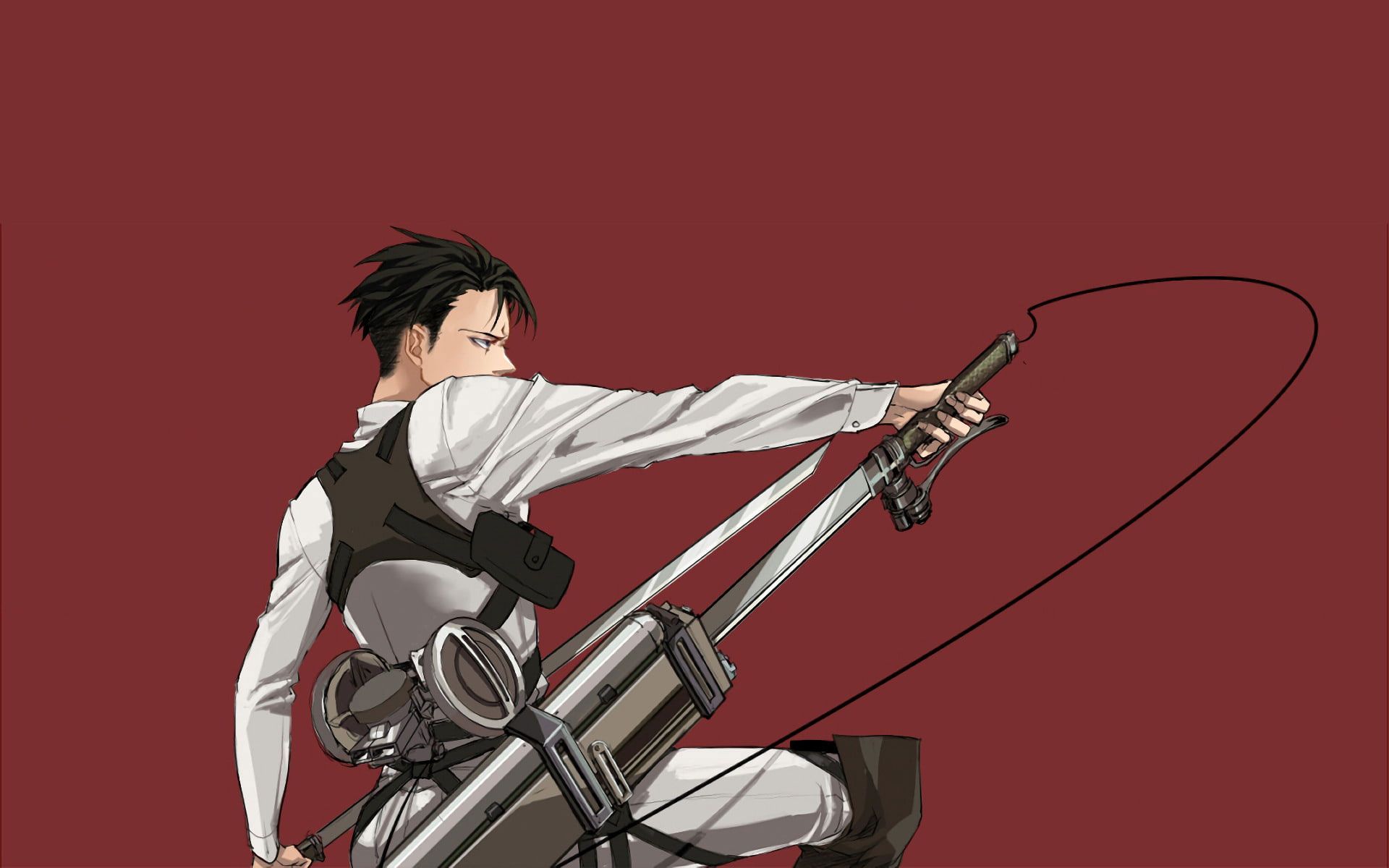 Wallpaper Anime, Attack On Titan, Levi Ackerman