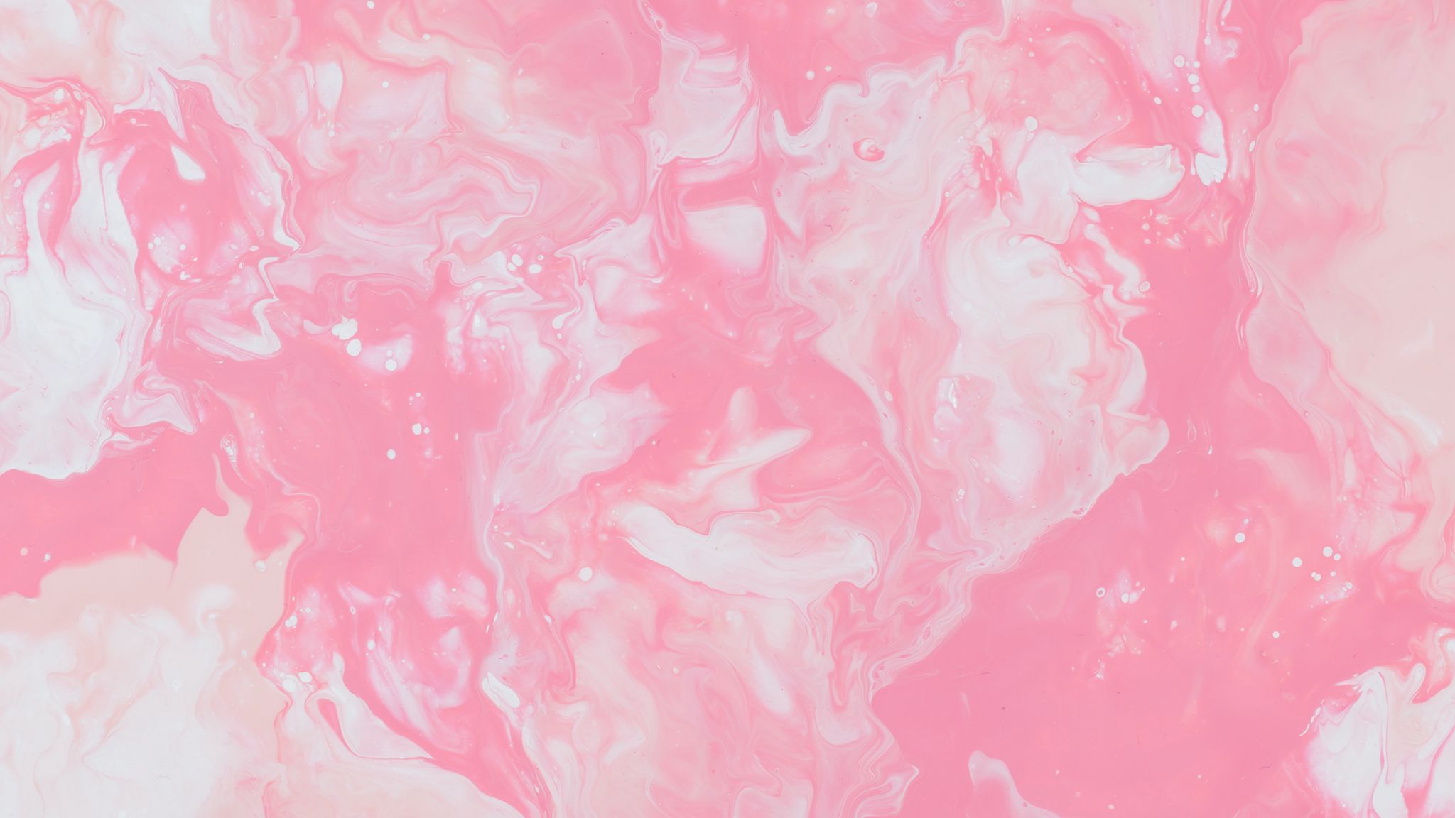 Download wallpaper 2048x1152 stains, pink, paint ultrawide monitor HD background
