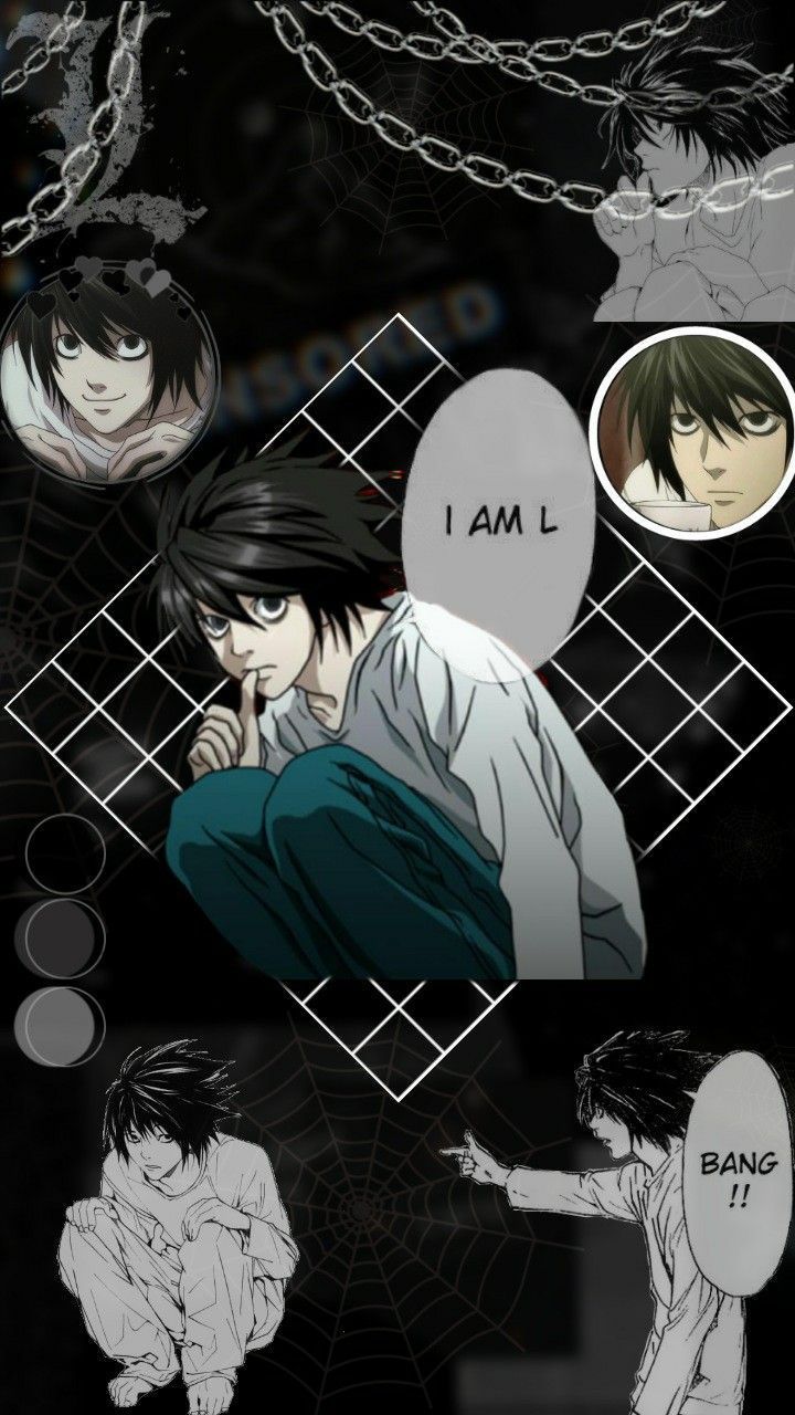 A series of images with text and pictures - Death Note