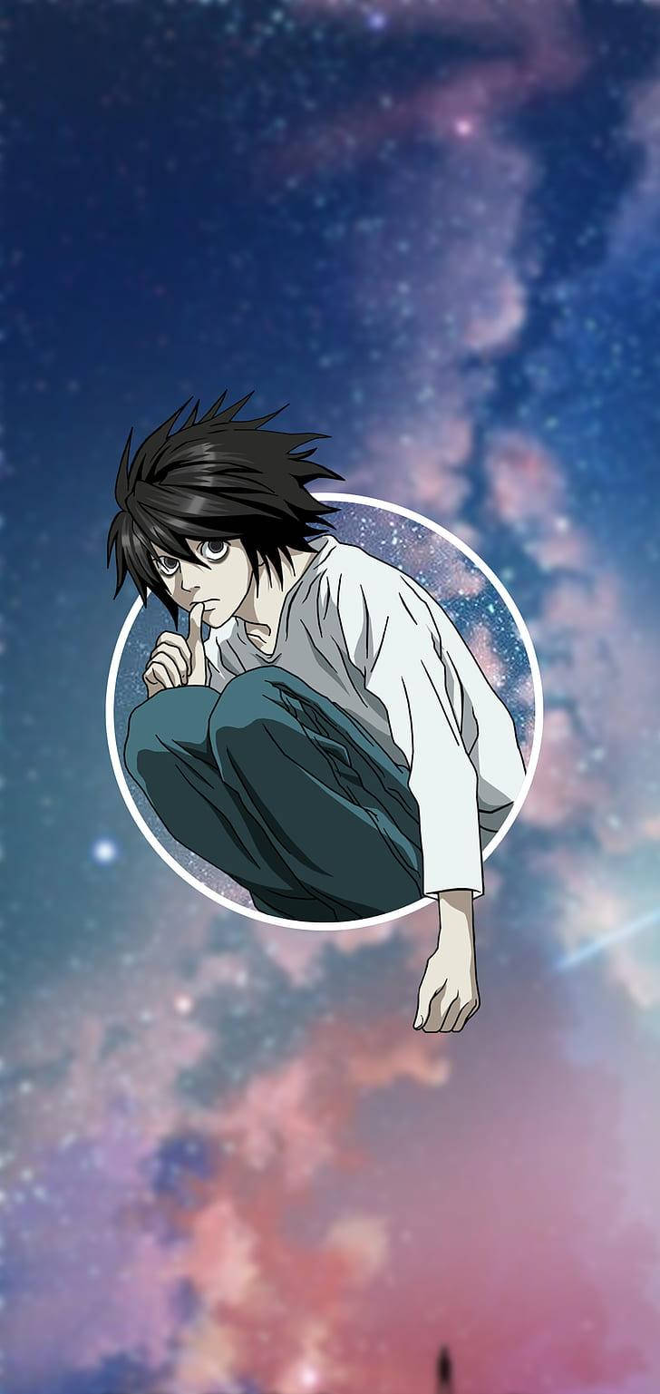 Anime wallpaper, person in the sky - Death Note, Android
