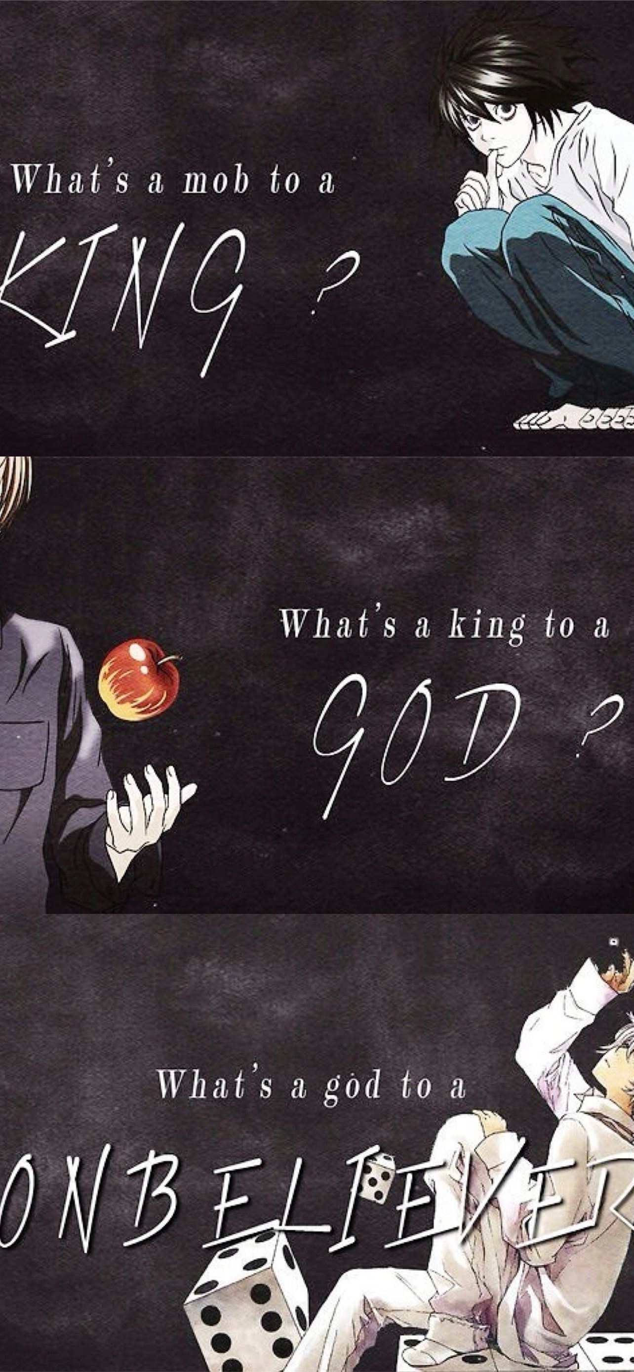 Death Note L Quotes QuotesGram iPhone Wallpaper Free Download