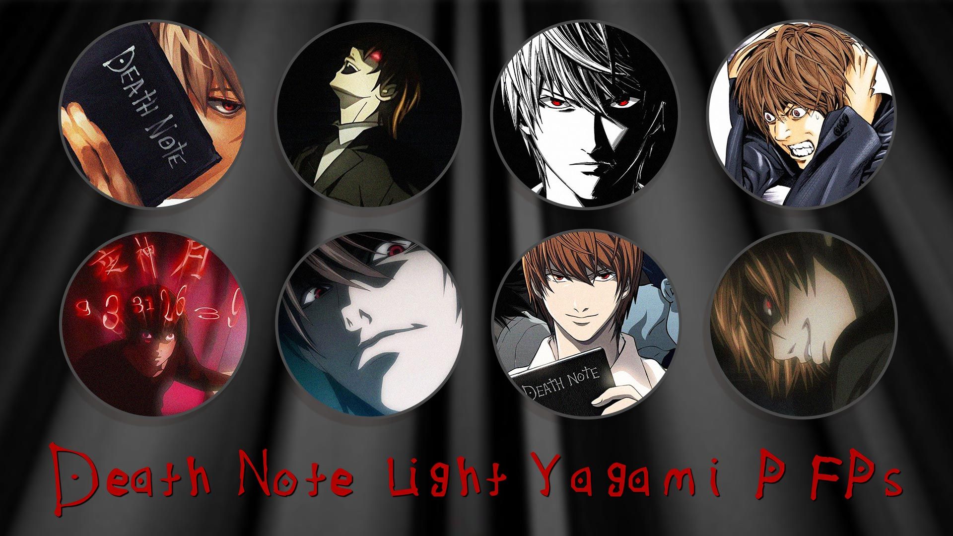 Death Note Light Yagami PFP PFP for TikTok, Discord, IG