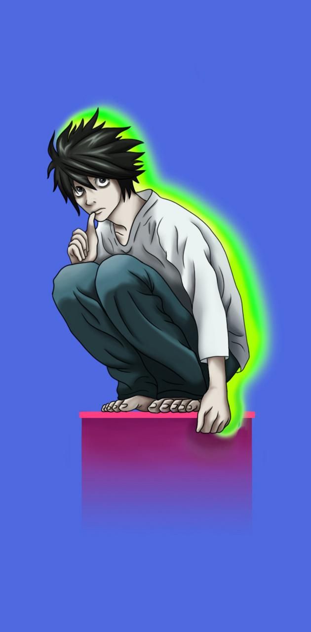 L death note anime wallpaper for mobiles and tablets - Death Note