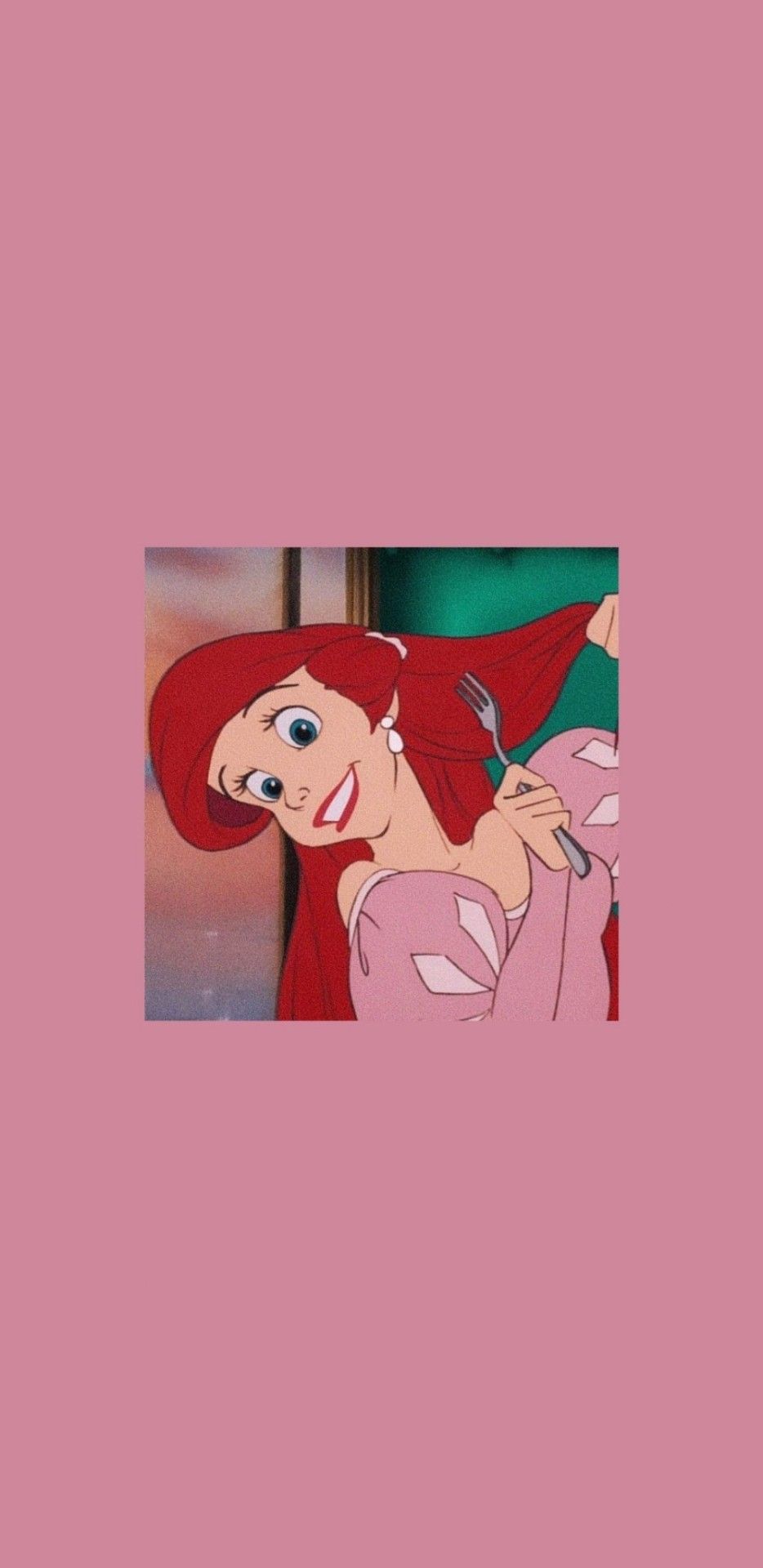 The little mermaid ariel in pink - Ariel