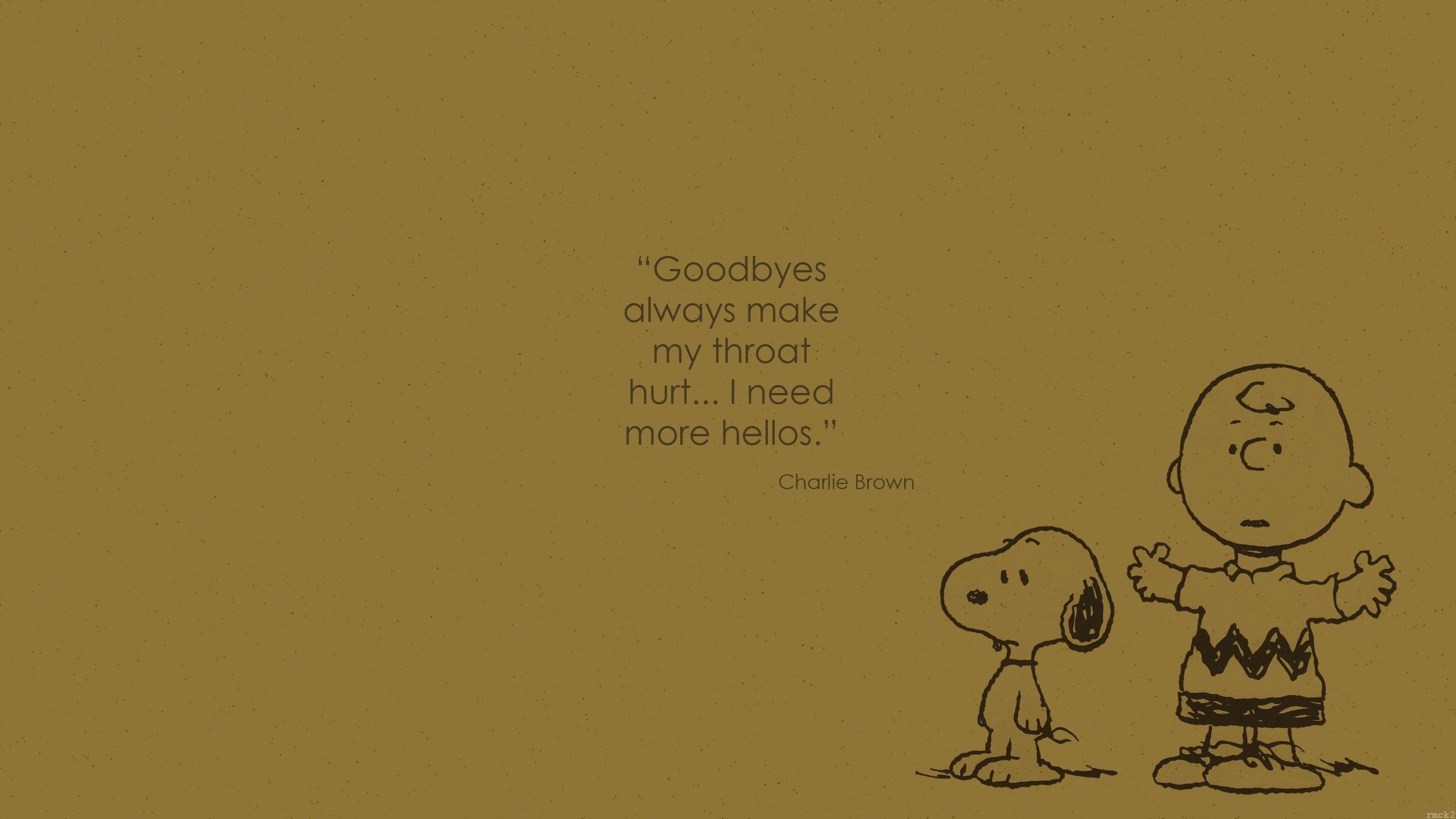 Charlie Brown peanuts quote wallpaper with a brown background - Charlie Brown, Snoopy