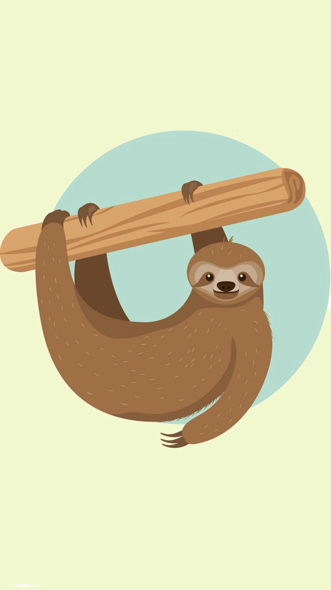 Sloth wallpaper. Bebê preguiça, Bicho preguiça, Estampas de bebê