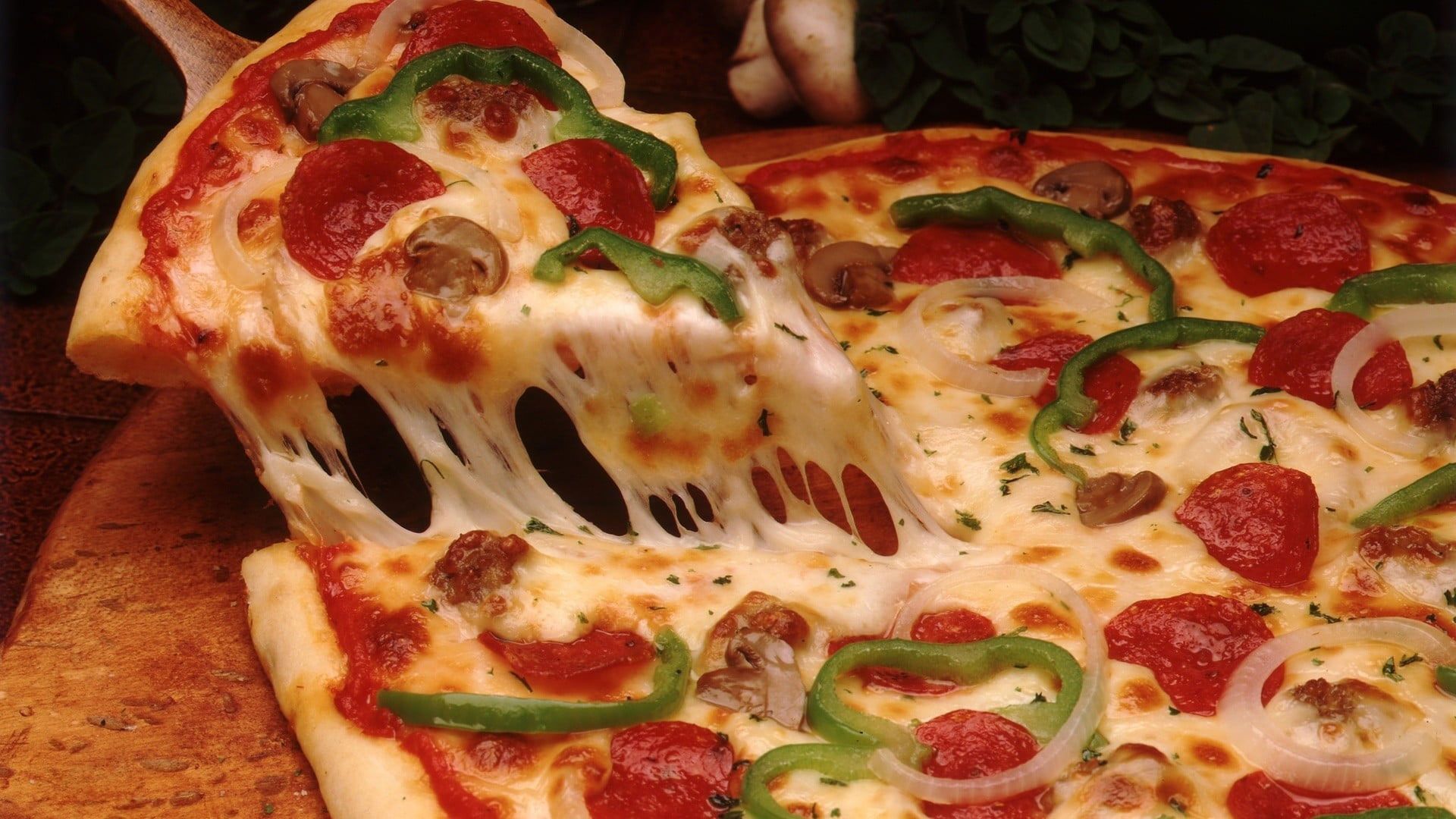 Slice Of Pizza Wallpaper, Food, Cheese, Food And Drink, Freshness, Close Up