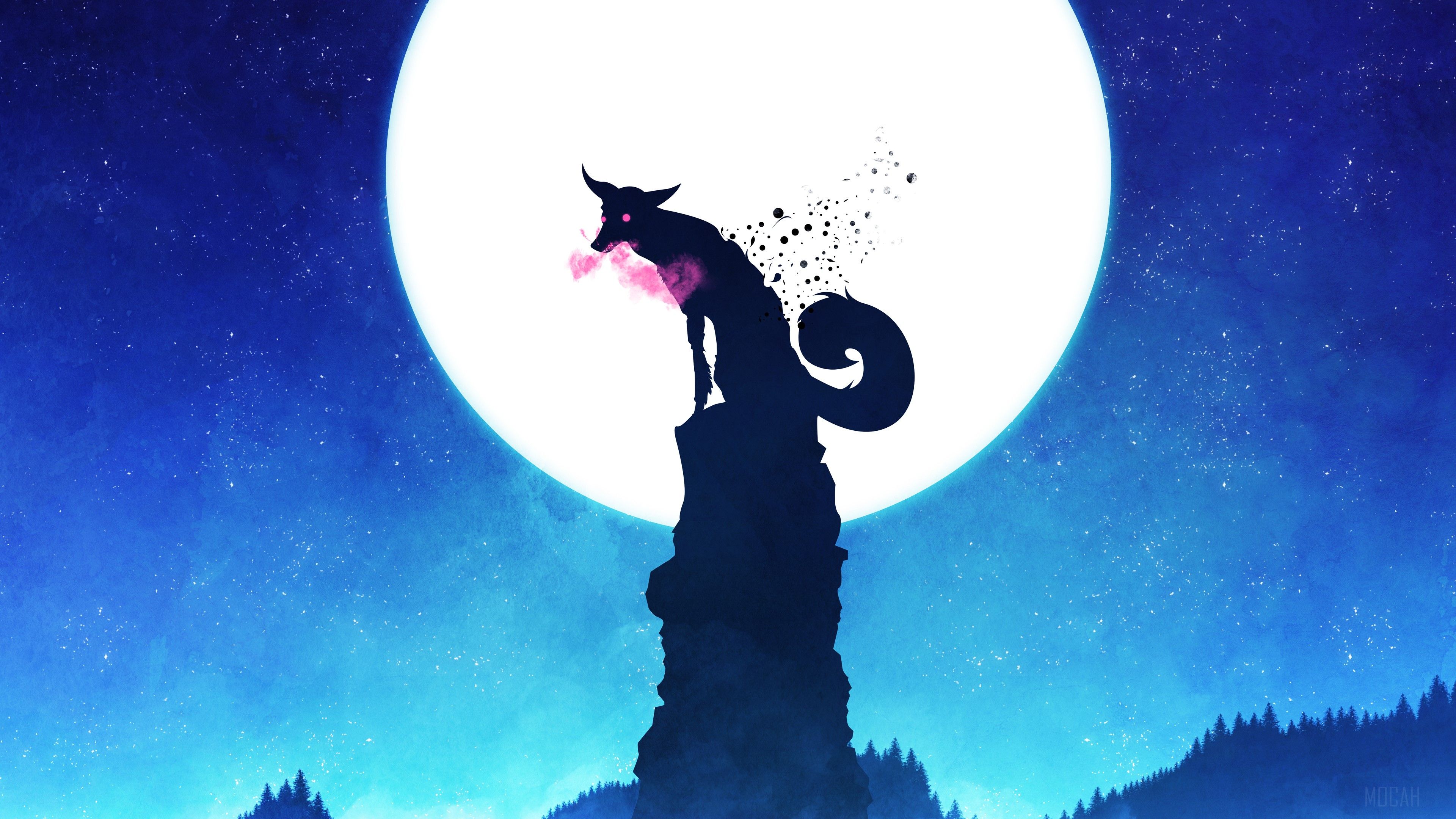 A cat sitting on top of the moon - Fox