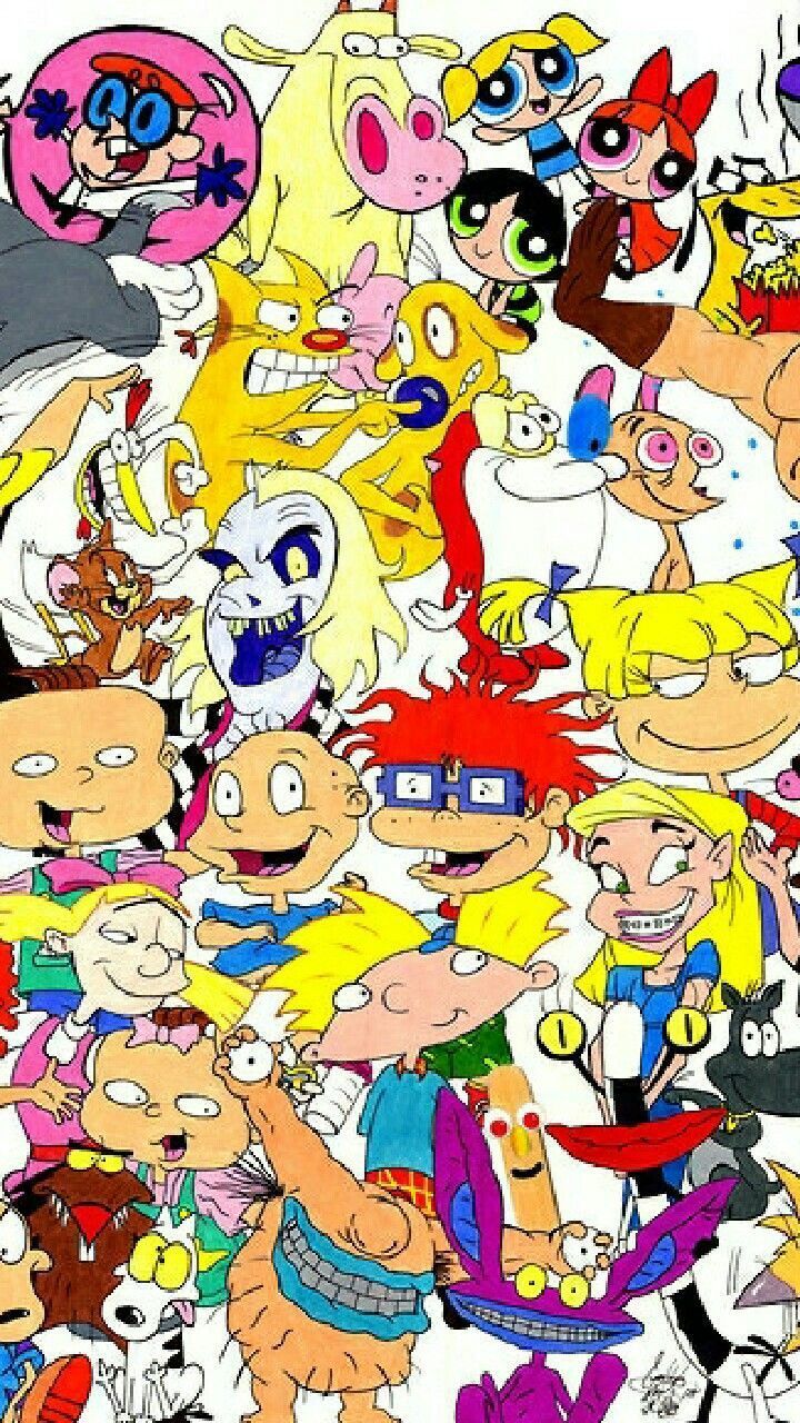 90s Cartoon Phone Wallpaper Free 90s Cartoon Phone Background