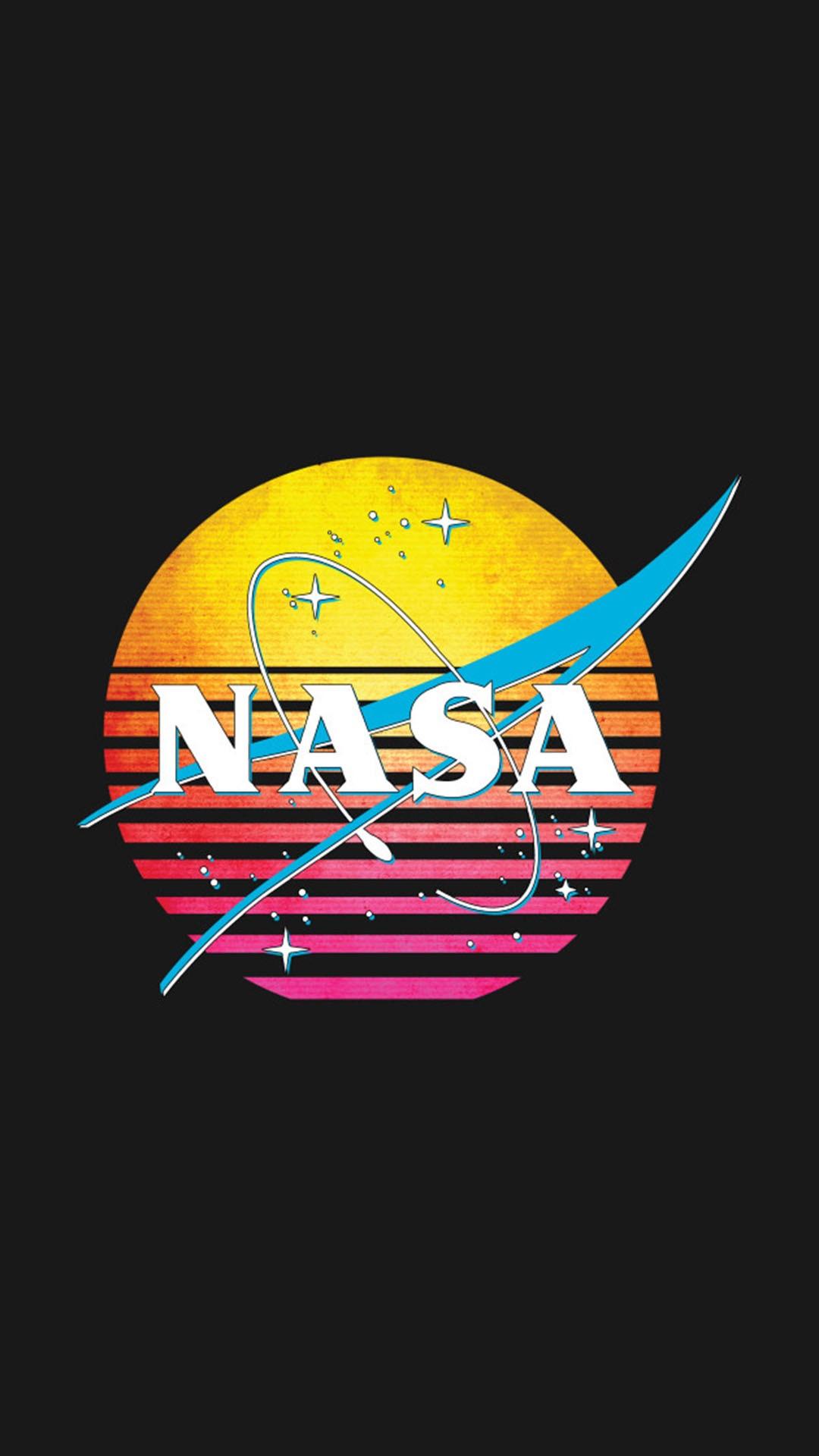 Nasa logo in the style of a retro space age design - NASA