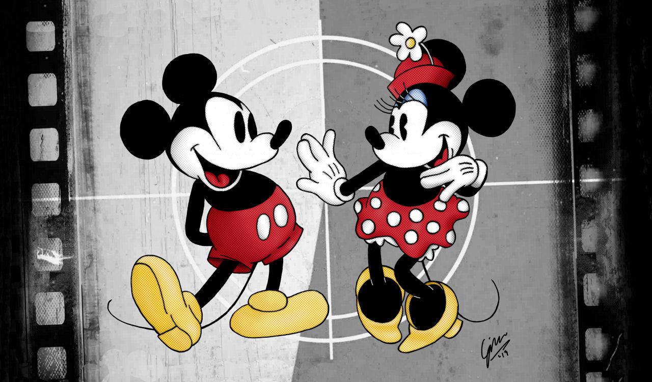 Original Mickey And Minnie Mouse Wallpaper