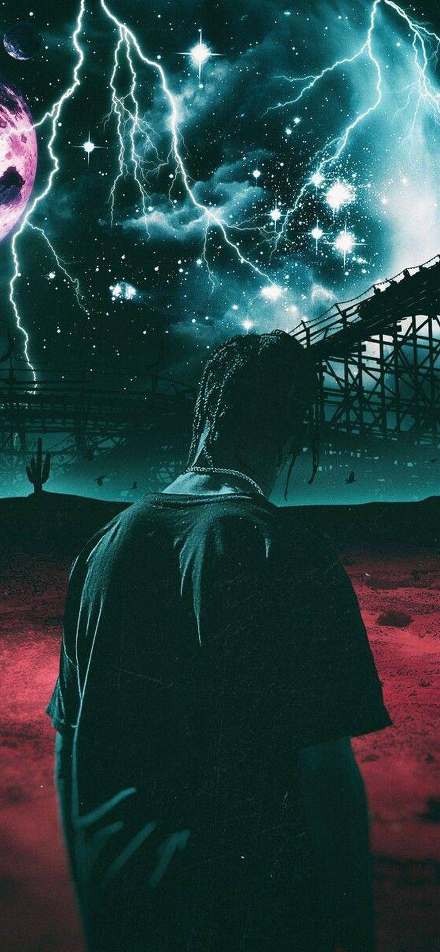 Download HD Aesthetic Astroworld Travis Scott Wallpaper