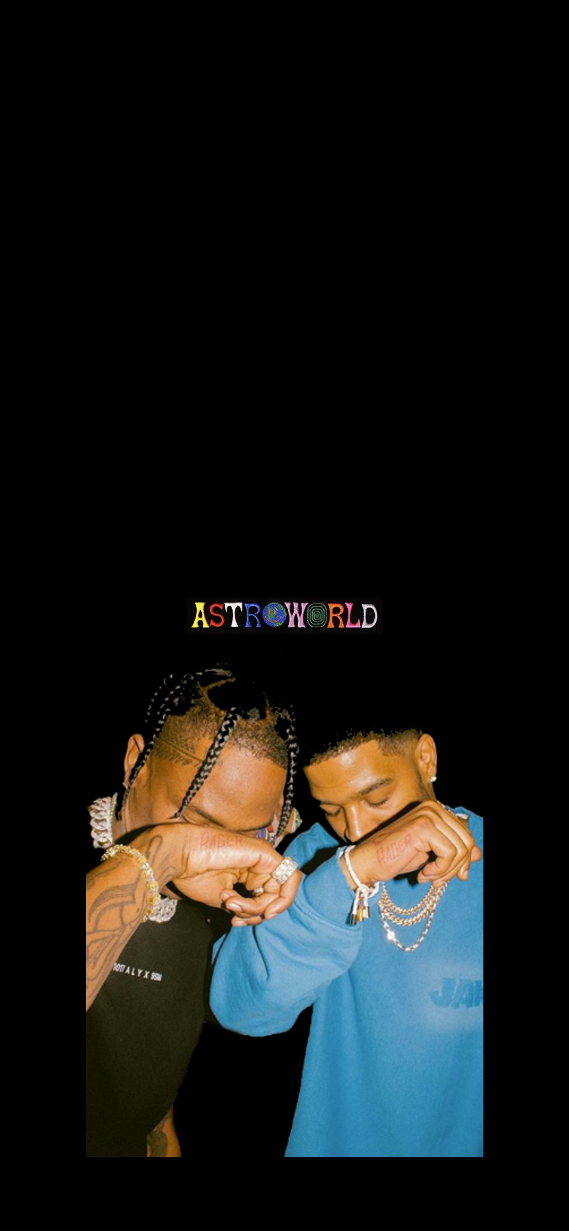 Minimalistic Travis Scott wallpaper I made (click see full image)