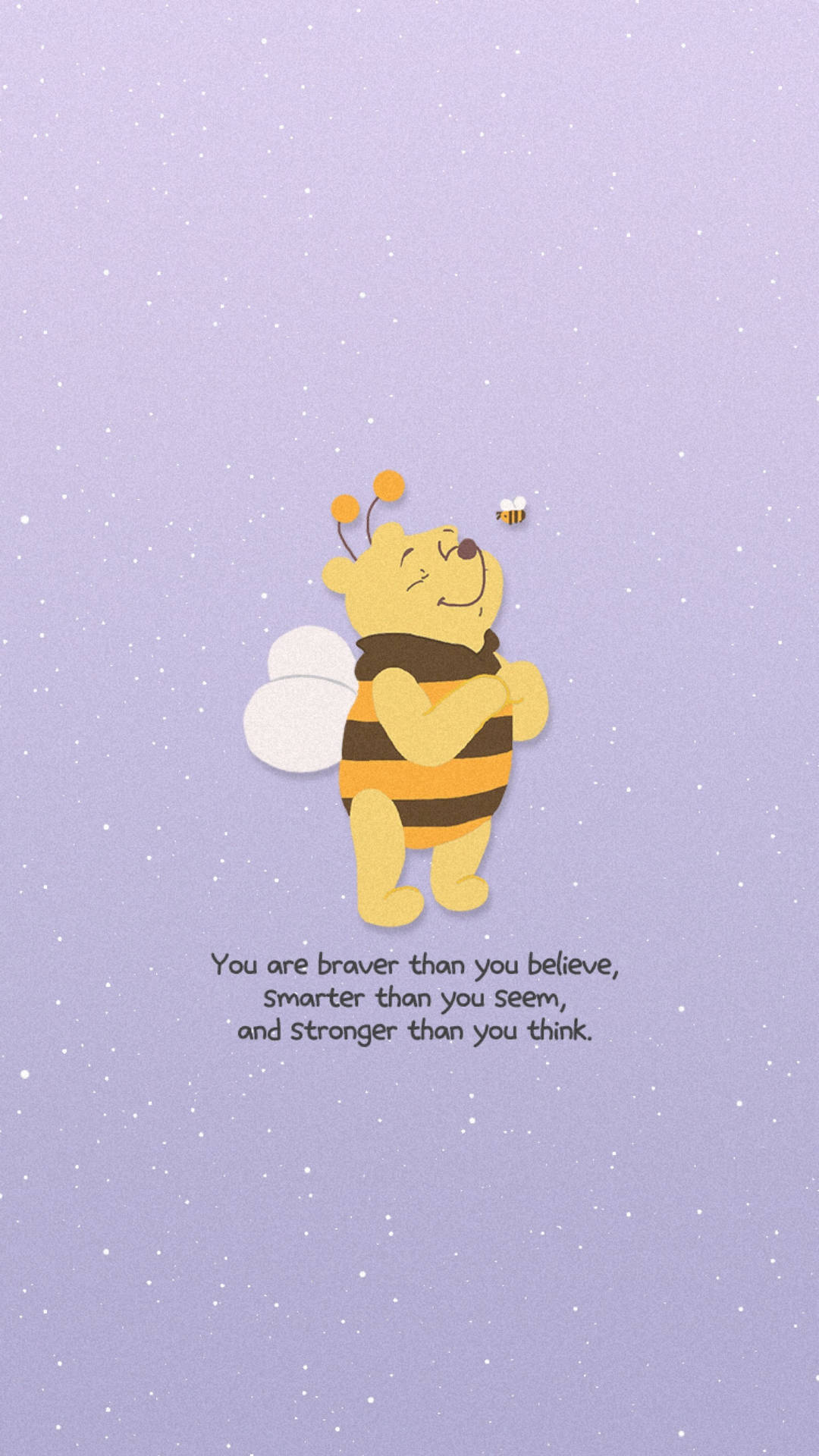 Download Winnie The Pooh In Bee Costume Wallpaper