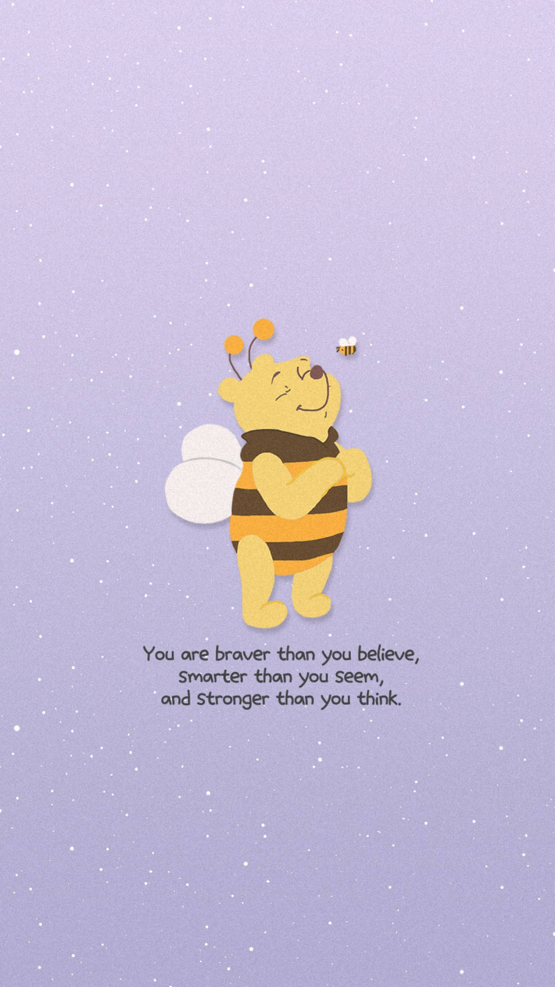 A winnie the pooh poster with words on it - Winnie the Pooh