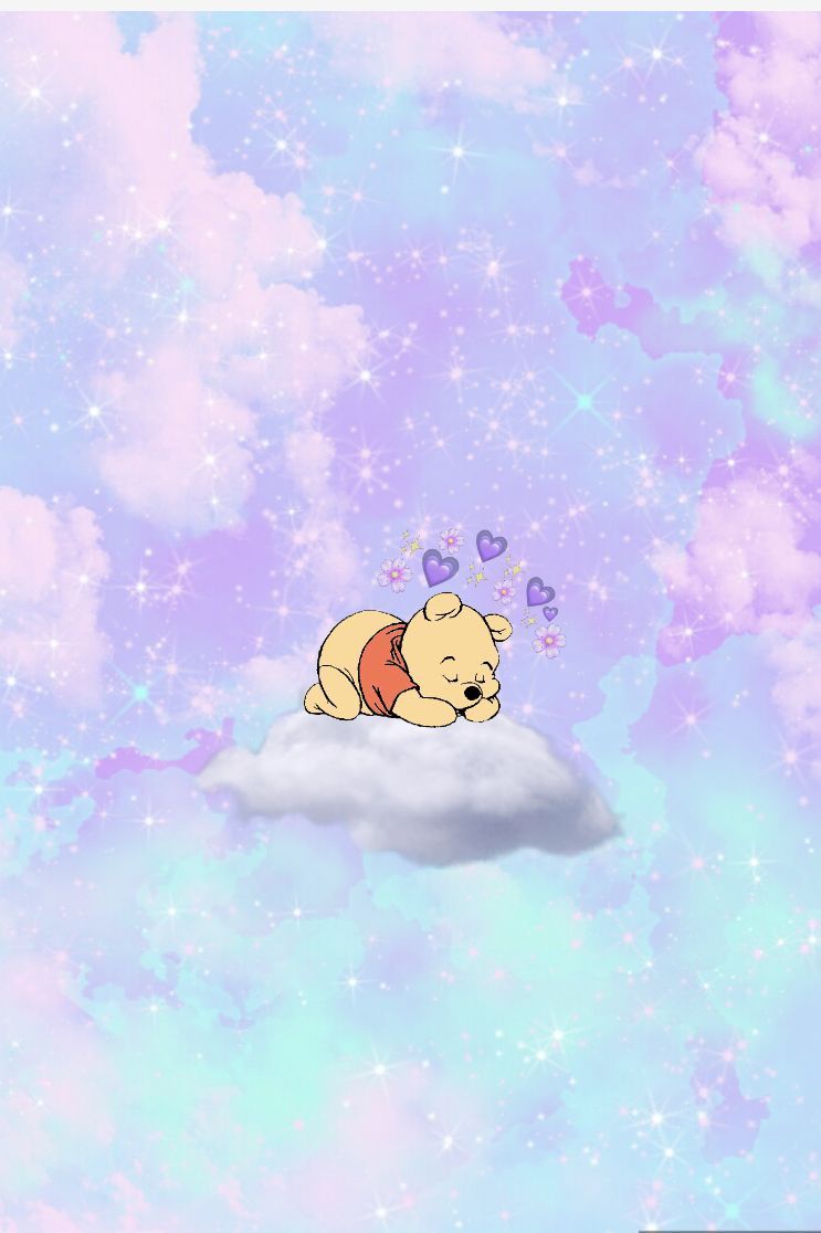 Winnie the pooh sleeping on a cloud - Winnie the Pooh