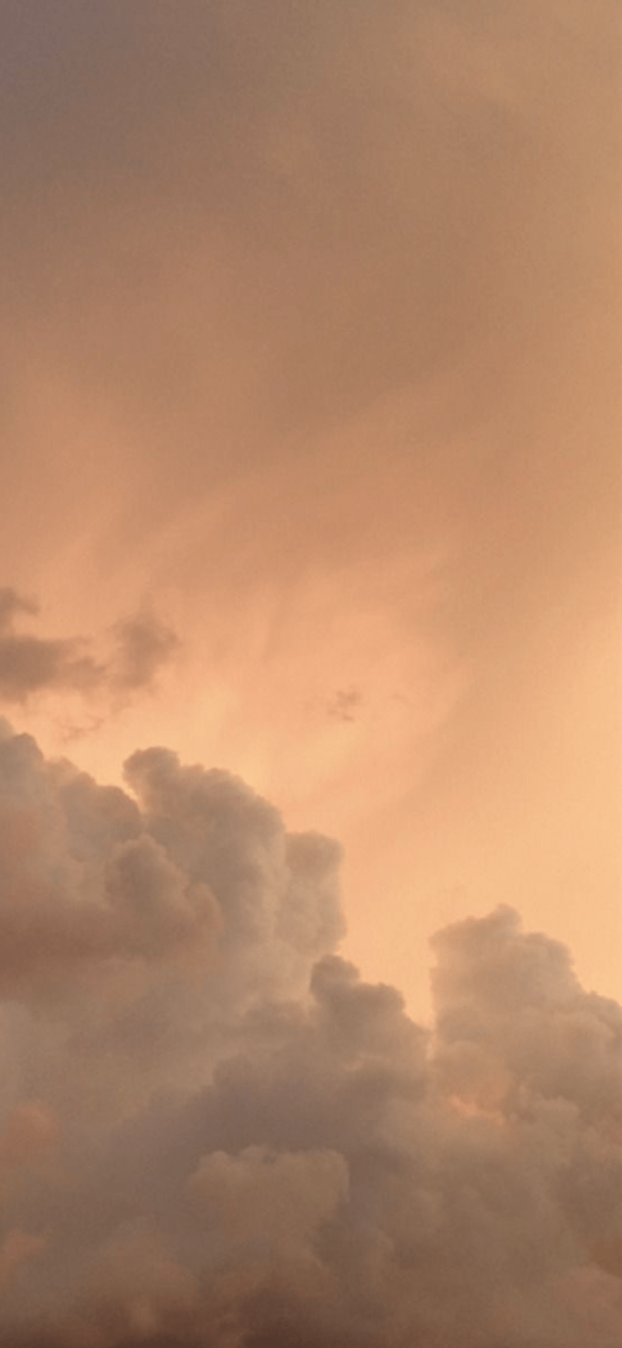 A sky with clouds at sunset - Light academia