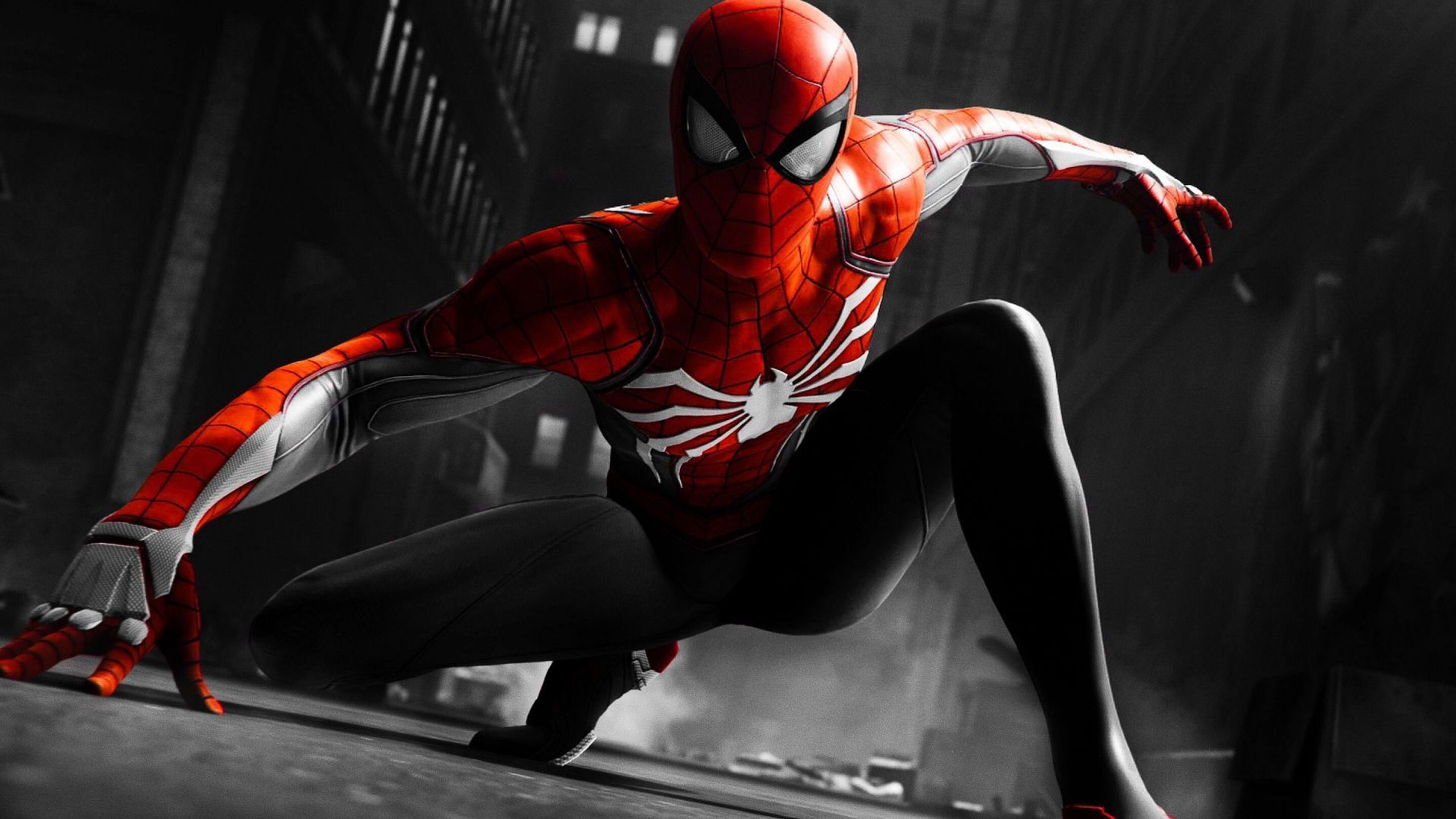 Spiderman With Red Dress HD Red Aesthetic Wallpaper
