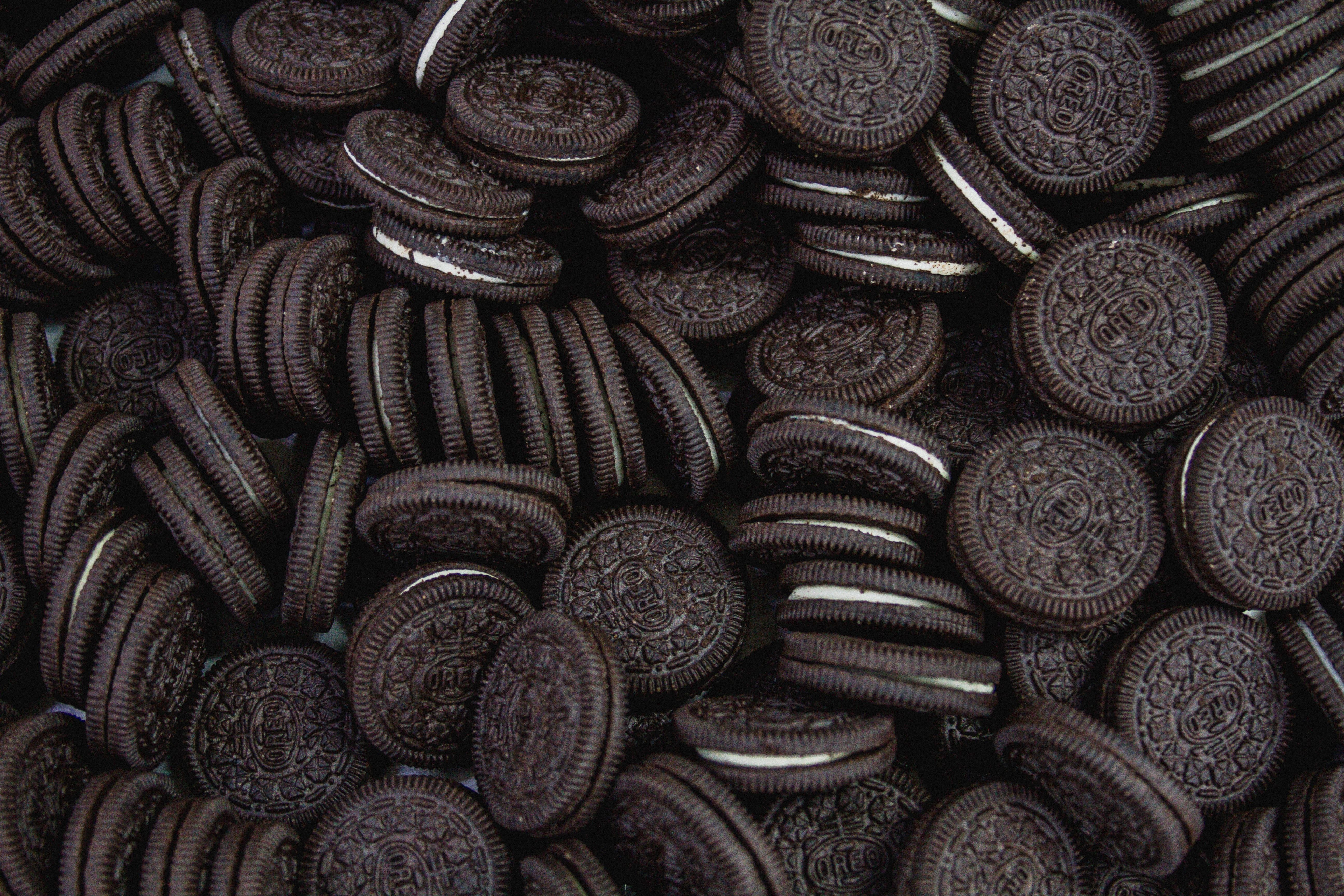 A pile of oreo cookies on top - Oreo