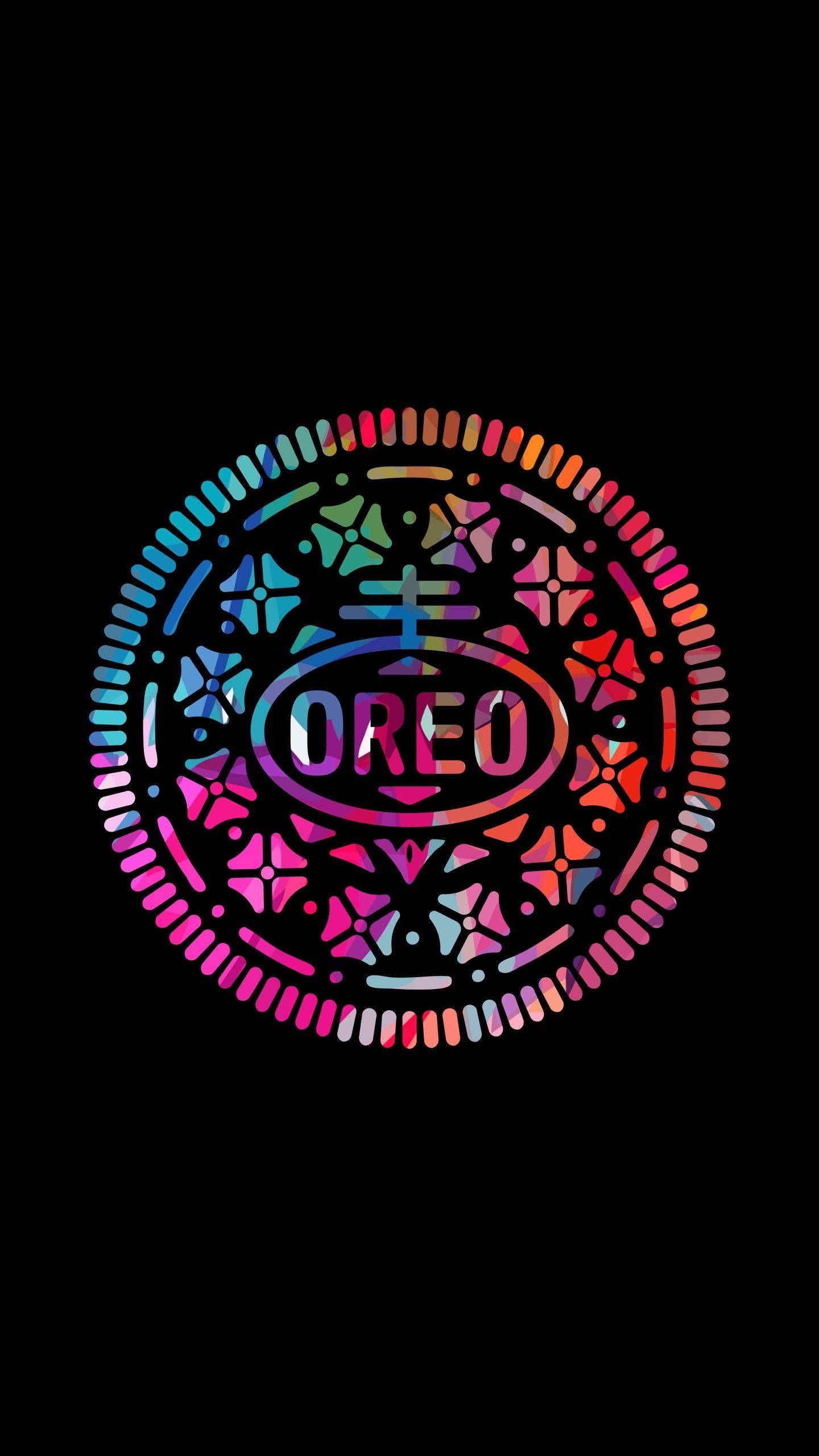 Download Amoled Multi Colored Oreo Cookie Wallpaper