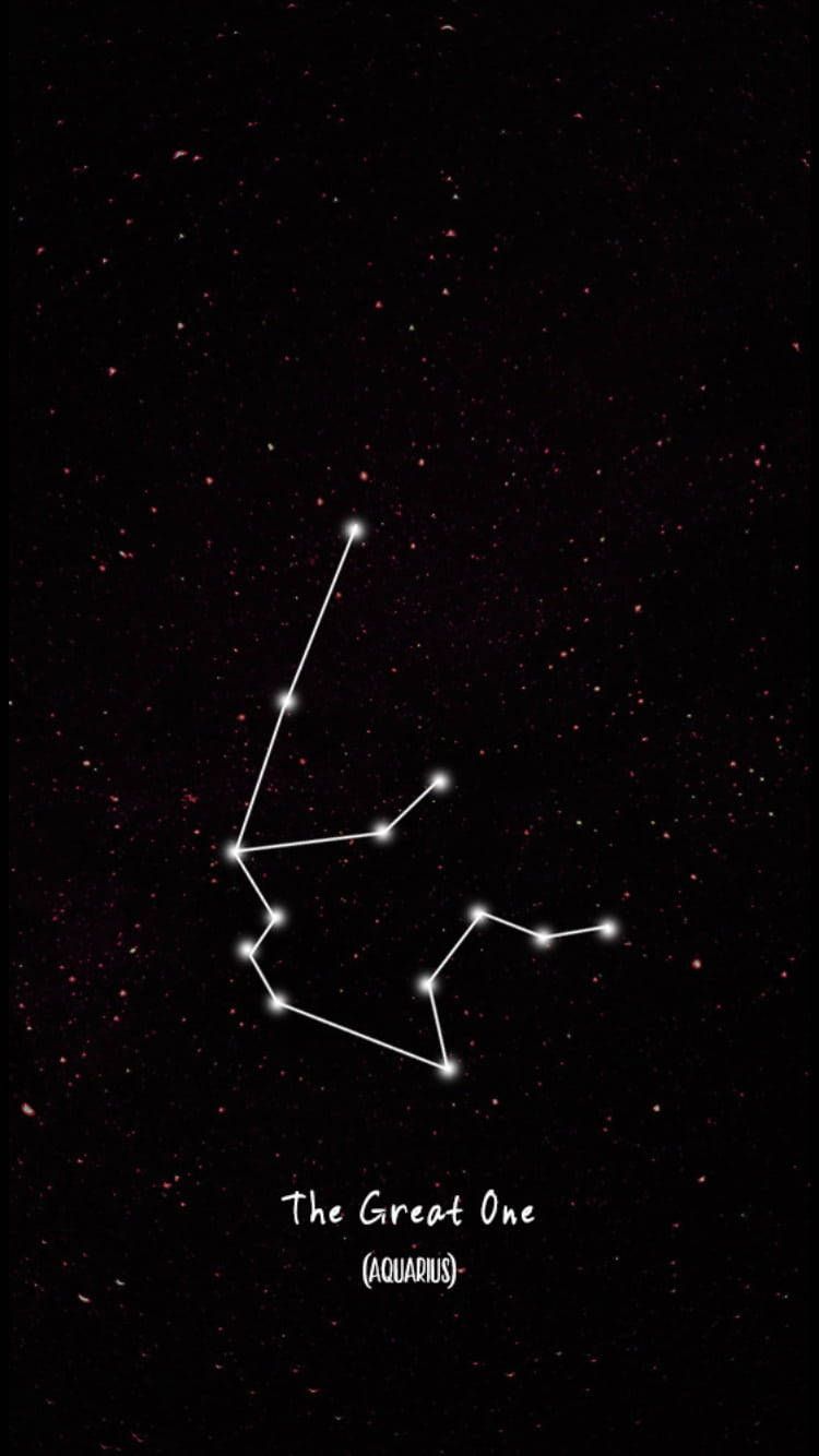 Download Cute Aquarius Constellation Wallpaper