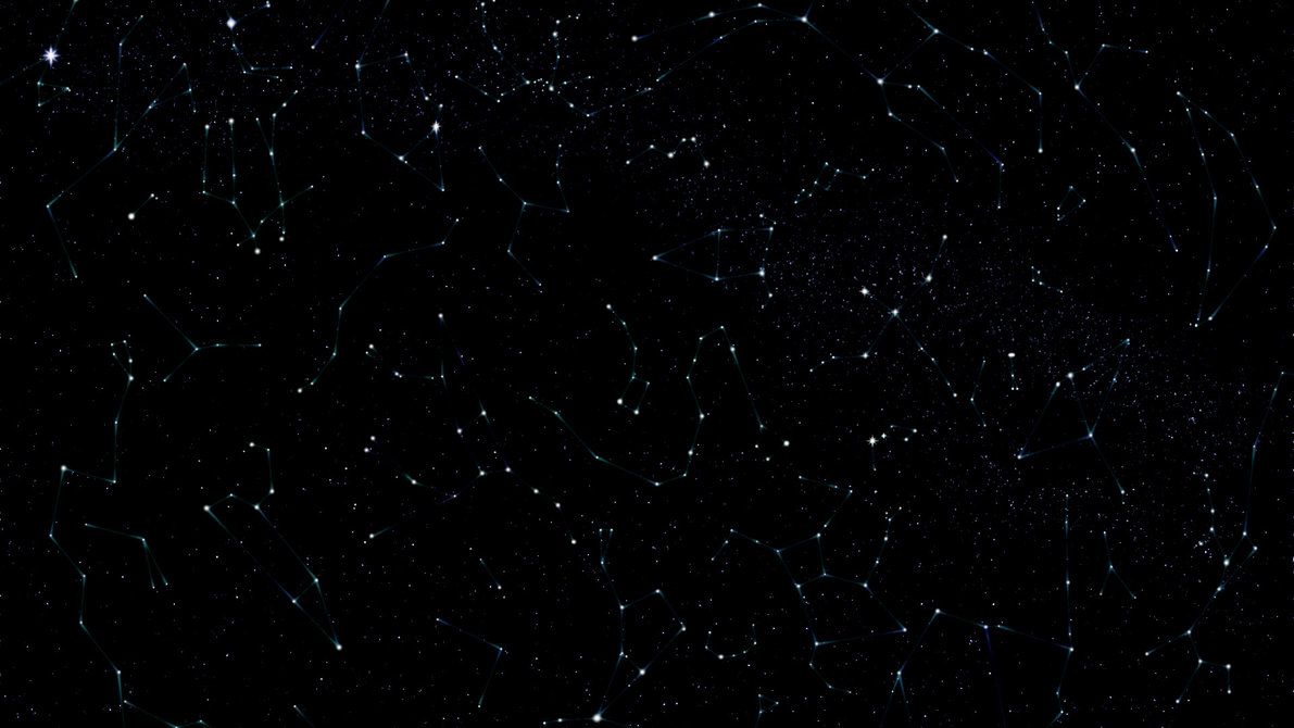 A black background with white stars - Constellation